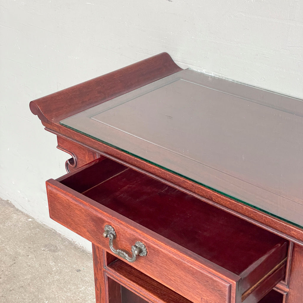 Rosewood Side Table Cabinet