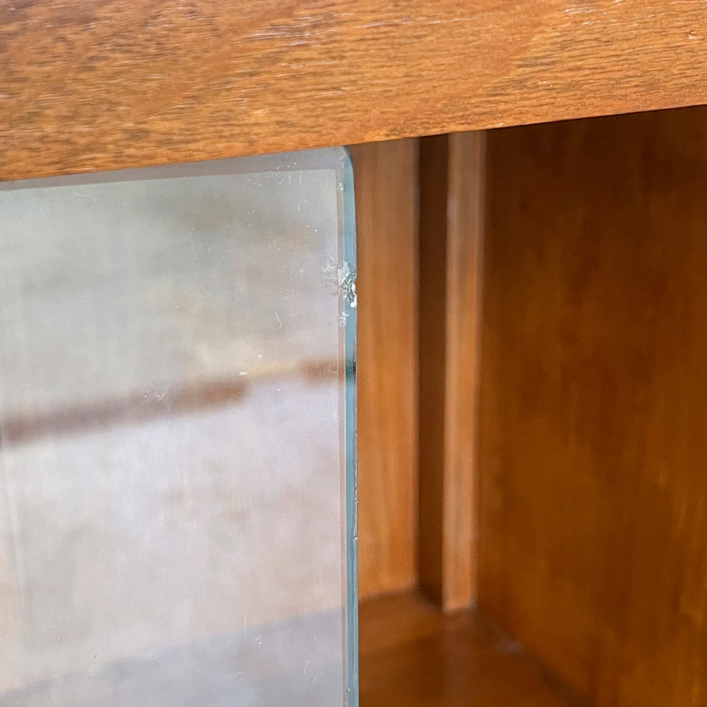 Newly Refurbished Vintage Sliding Door Cabinet