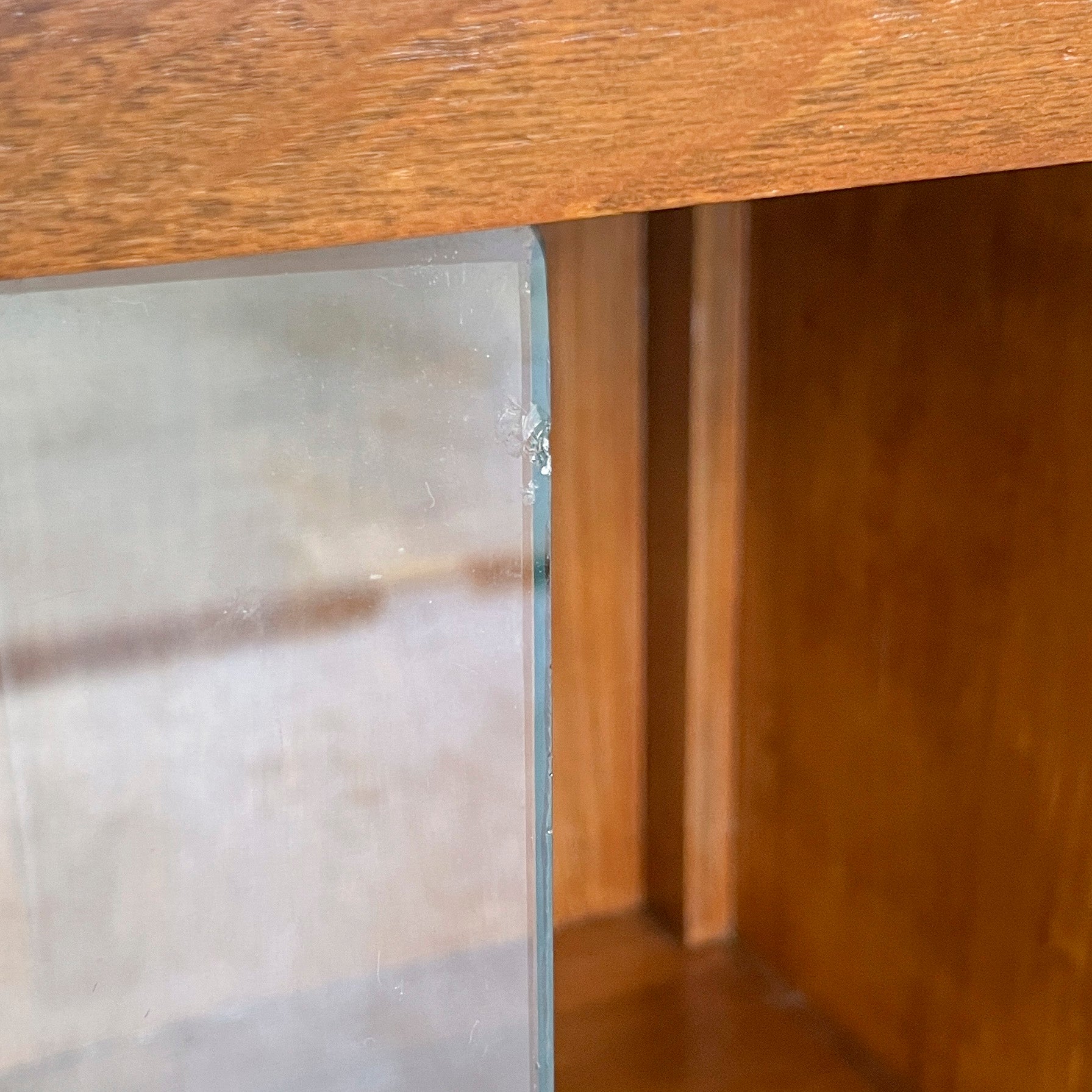 Newly Refurbished Vintage Sliding Door Cabinet
