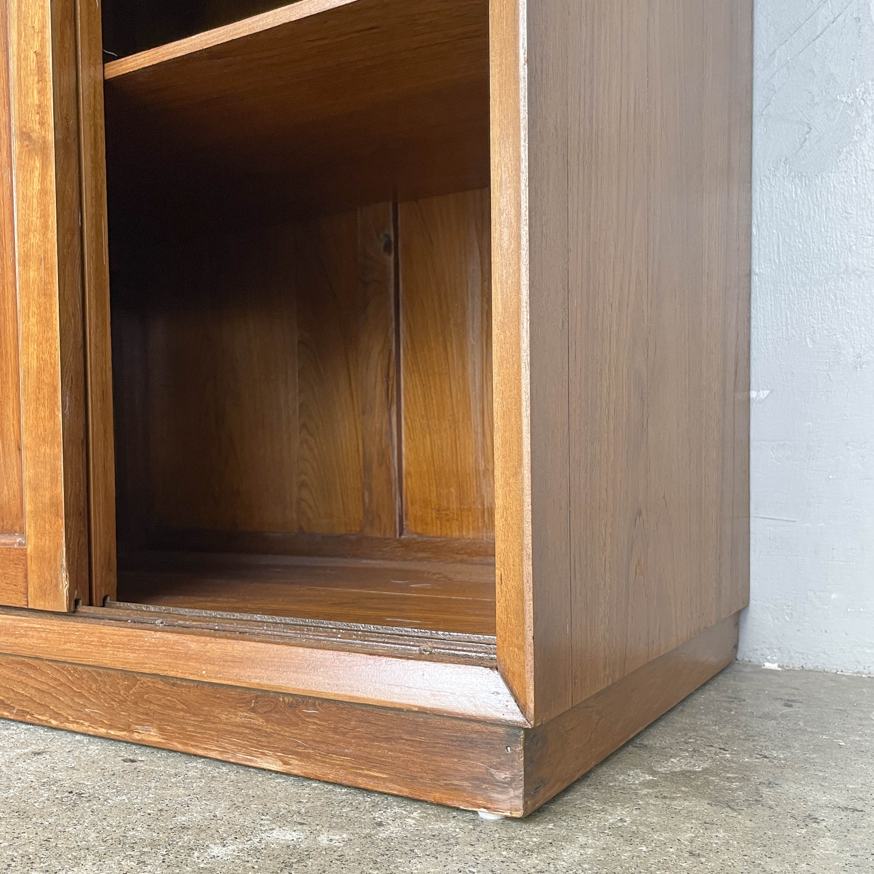 Newly Refurbished Vintage Sliding Door Cabinet