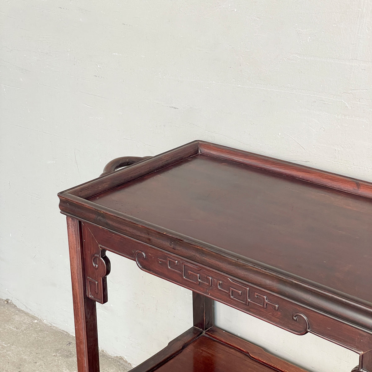 Rosewood 2-Tier Drinks & Side Table