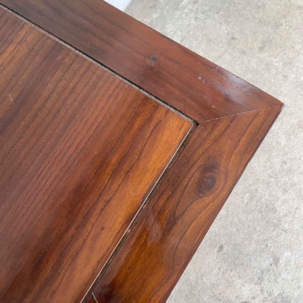 Elm Pedestal Writing Desk