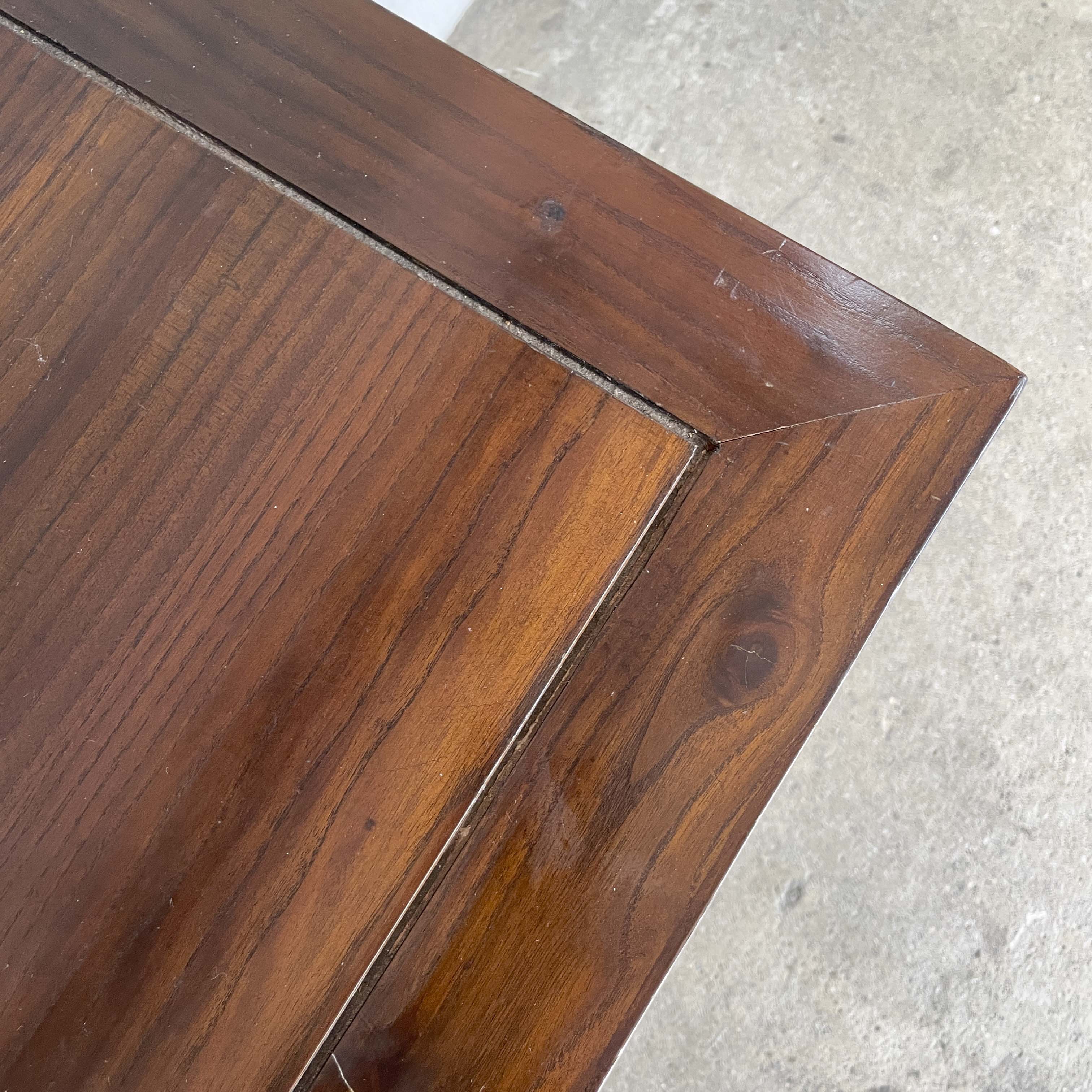 Elm Pedestal Writing Desk