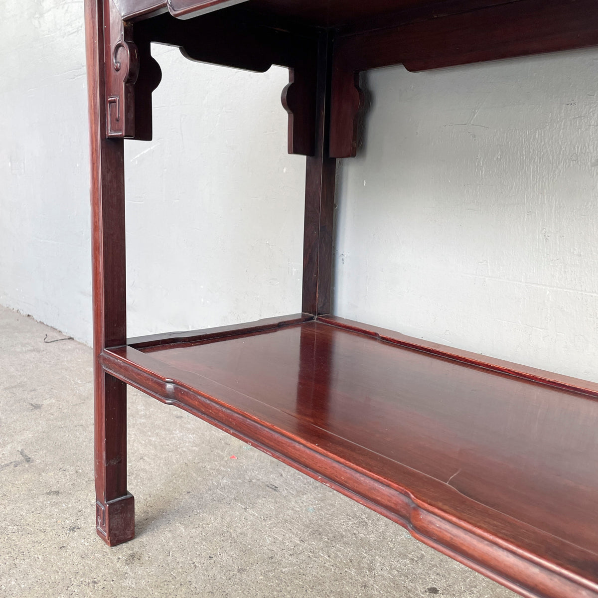 Rosewood 2-Tier Drinks & Side Table