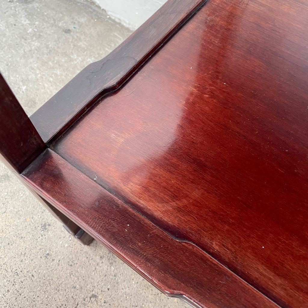 Rosewood 2-Tier Drinks & Side Table