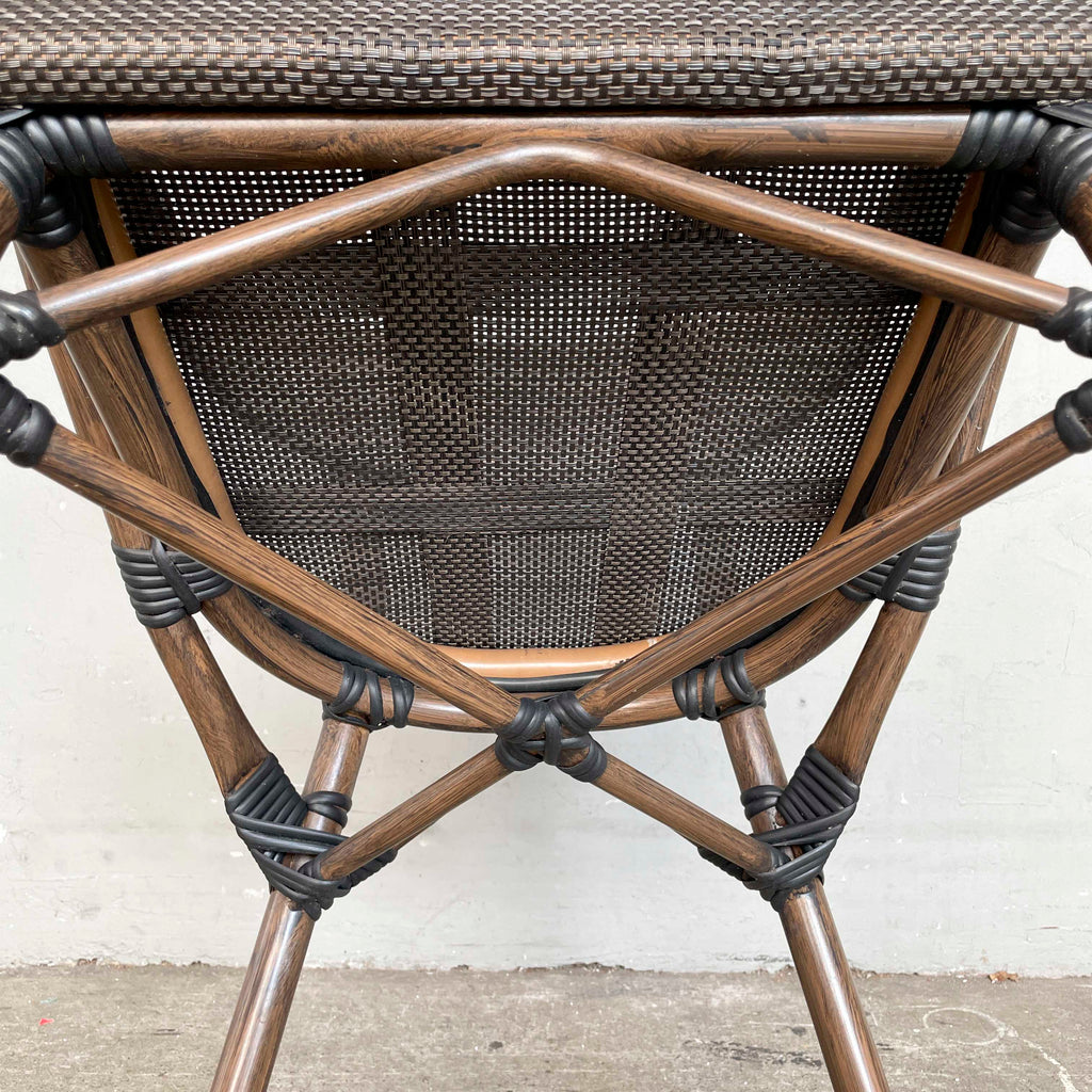 Curved Woven Outdoor Armchair