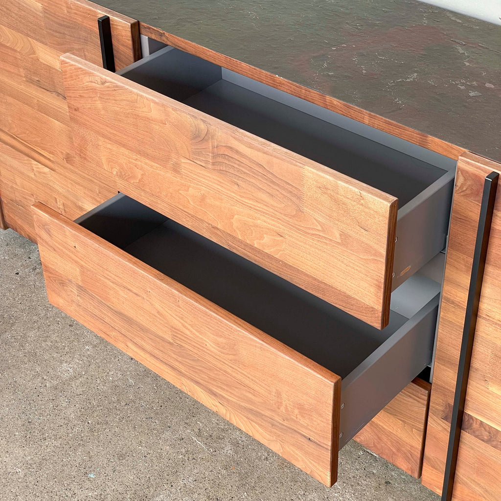 Long Sideboard with Stone Top