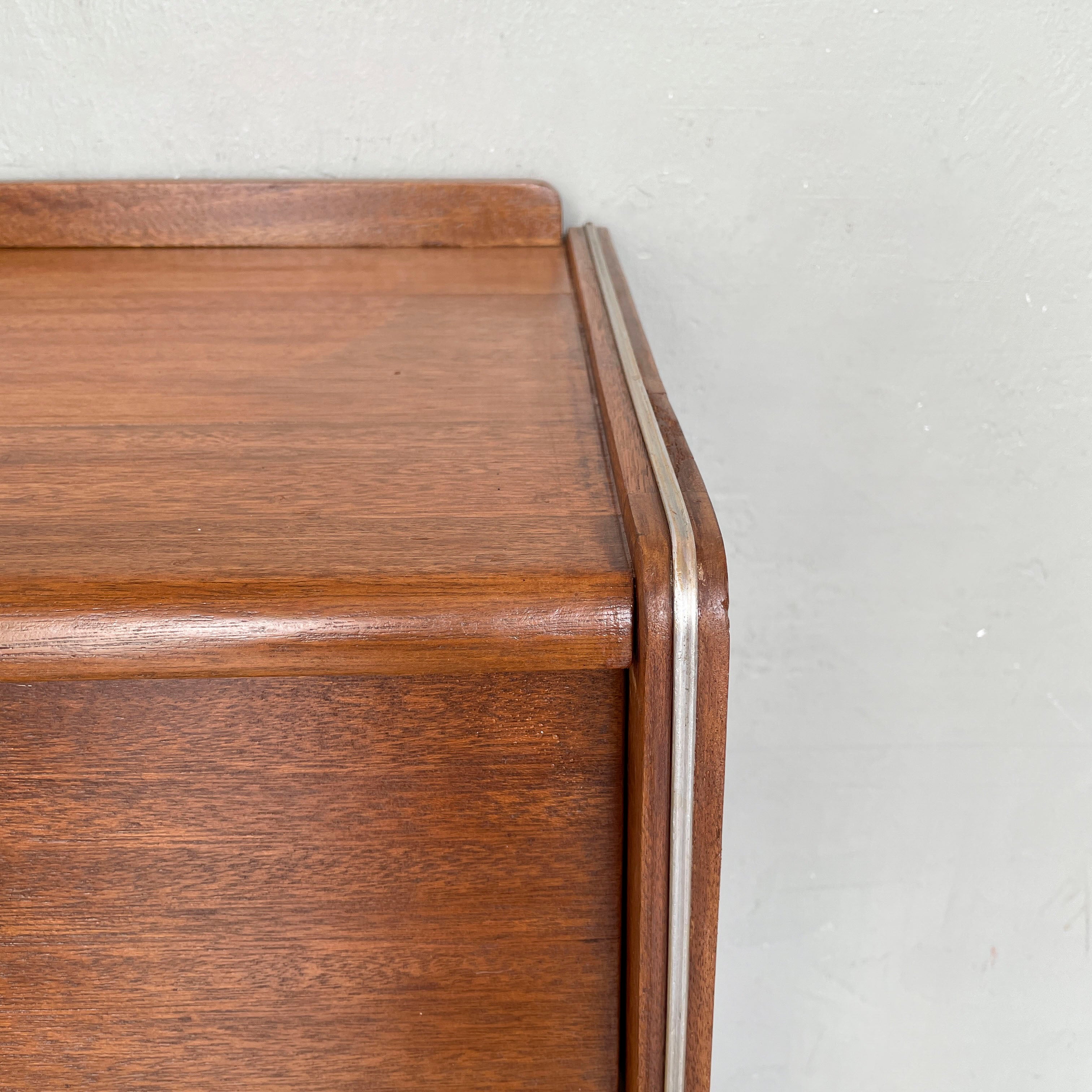Refurbished Vintage Chest of Drawers with Curved Sides