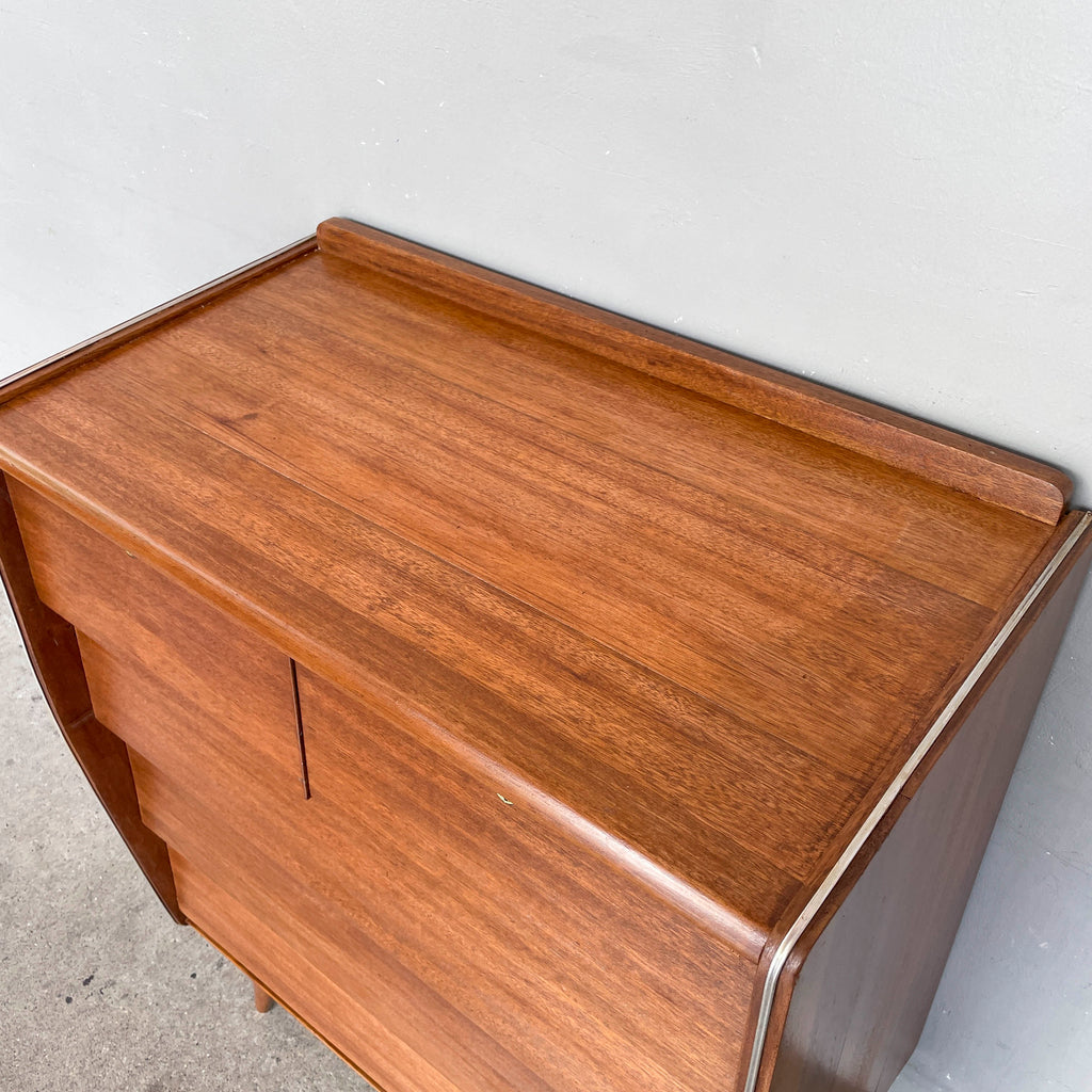 Refurbished Vintage Chest of Drawers with Curved Sides