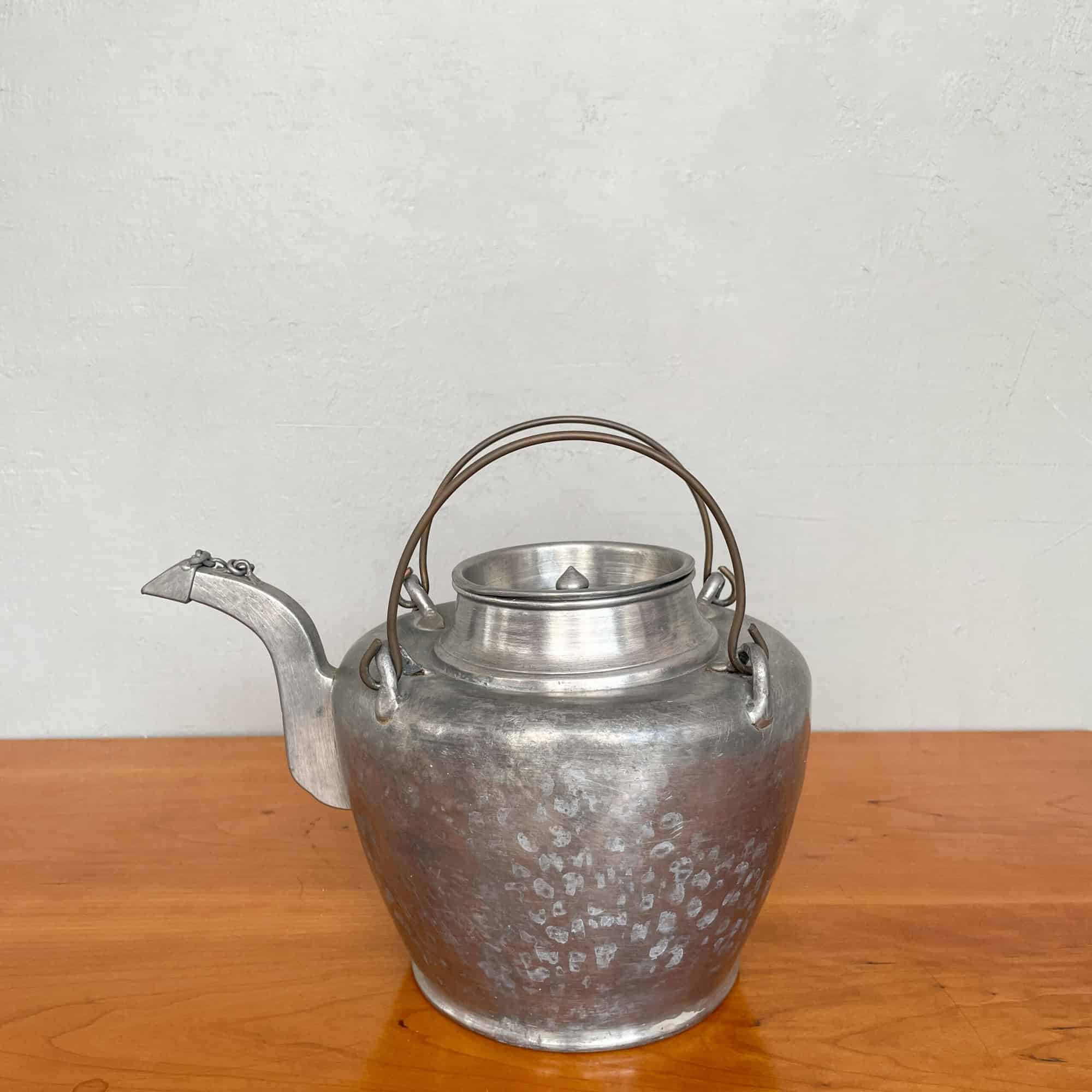 Vintage Chinese "Tea House" Teapot with Lid