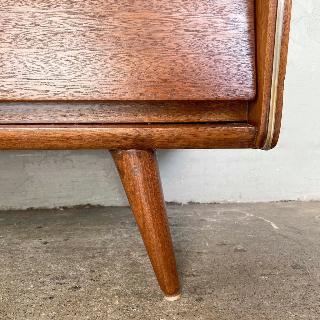 Refurbished Vintage Chest of Drawers with Curved Sides