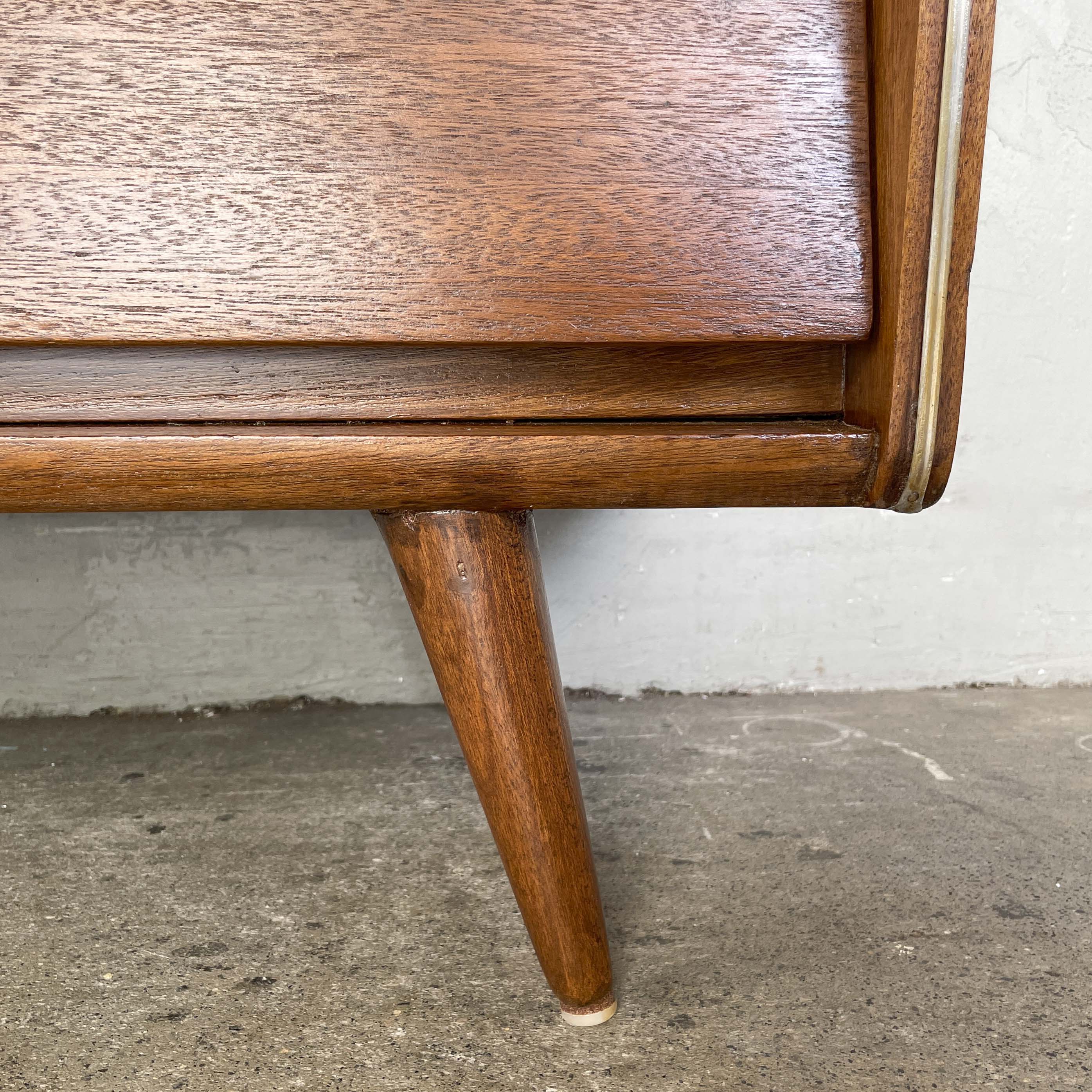Refurbished Vintage Chest of Drawers with Curved Sides