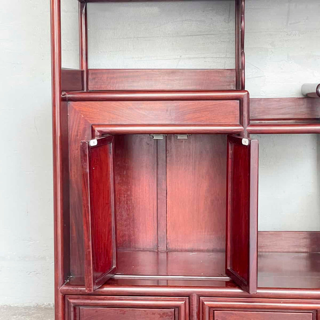 Rosewood Tiered Display Shelf