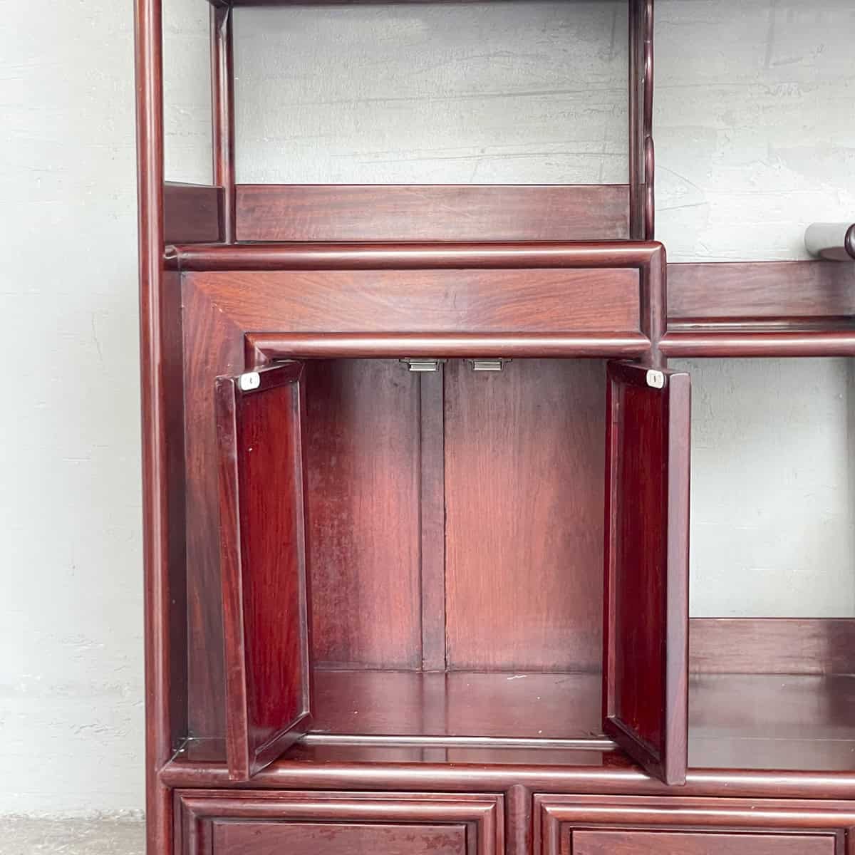 Rosewood Tiered Display Shelf