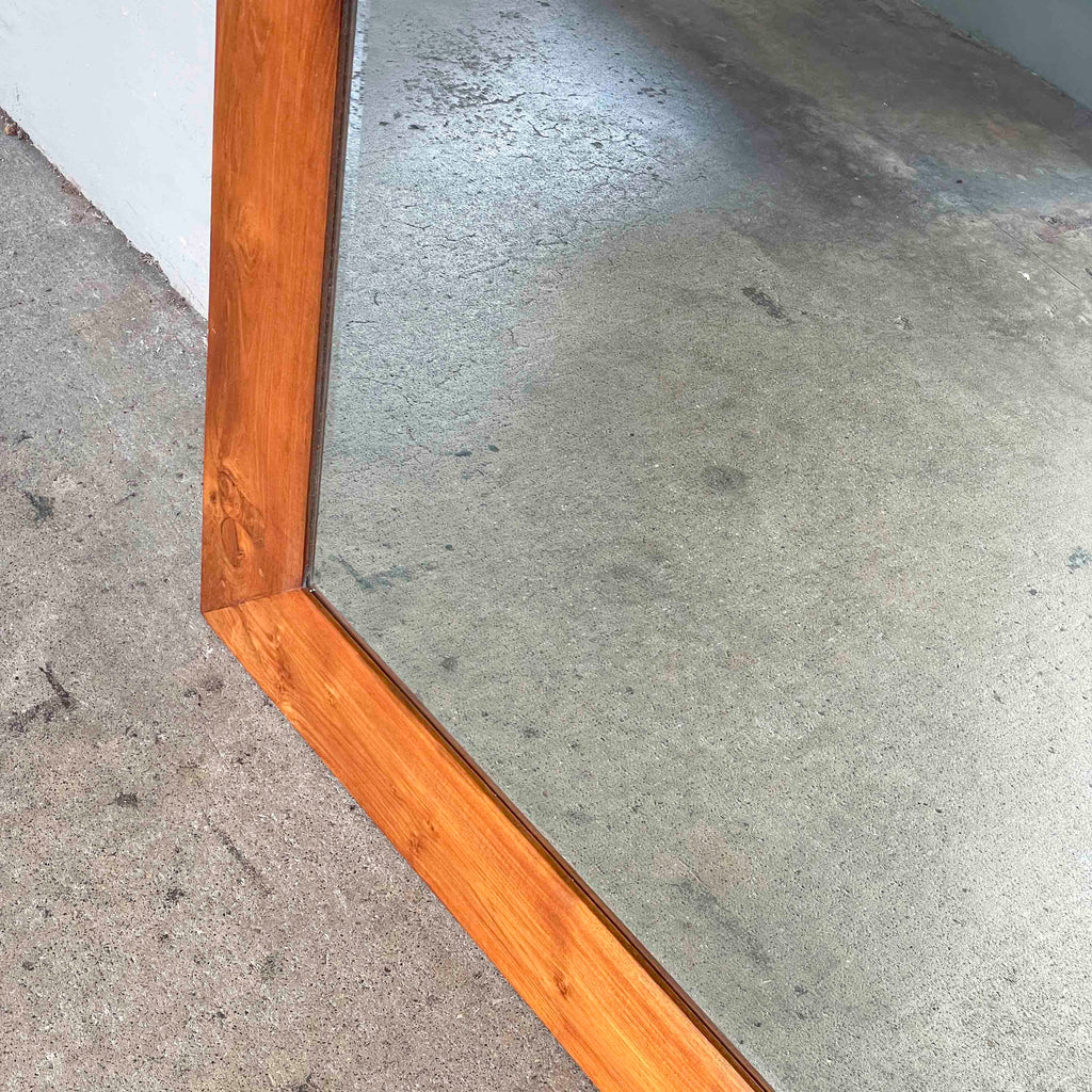 Full-Length Solid Teak Mirror