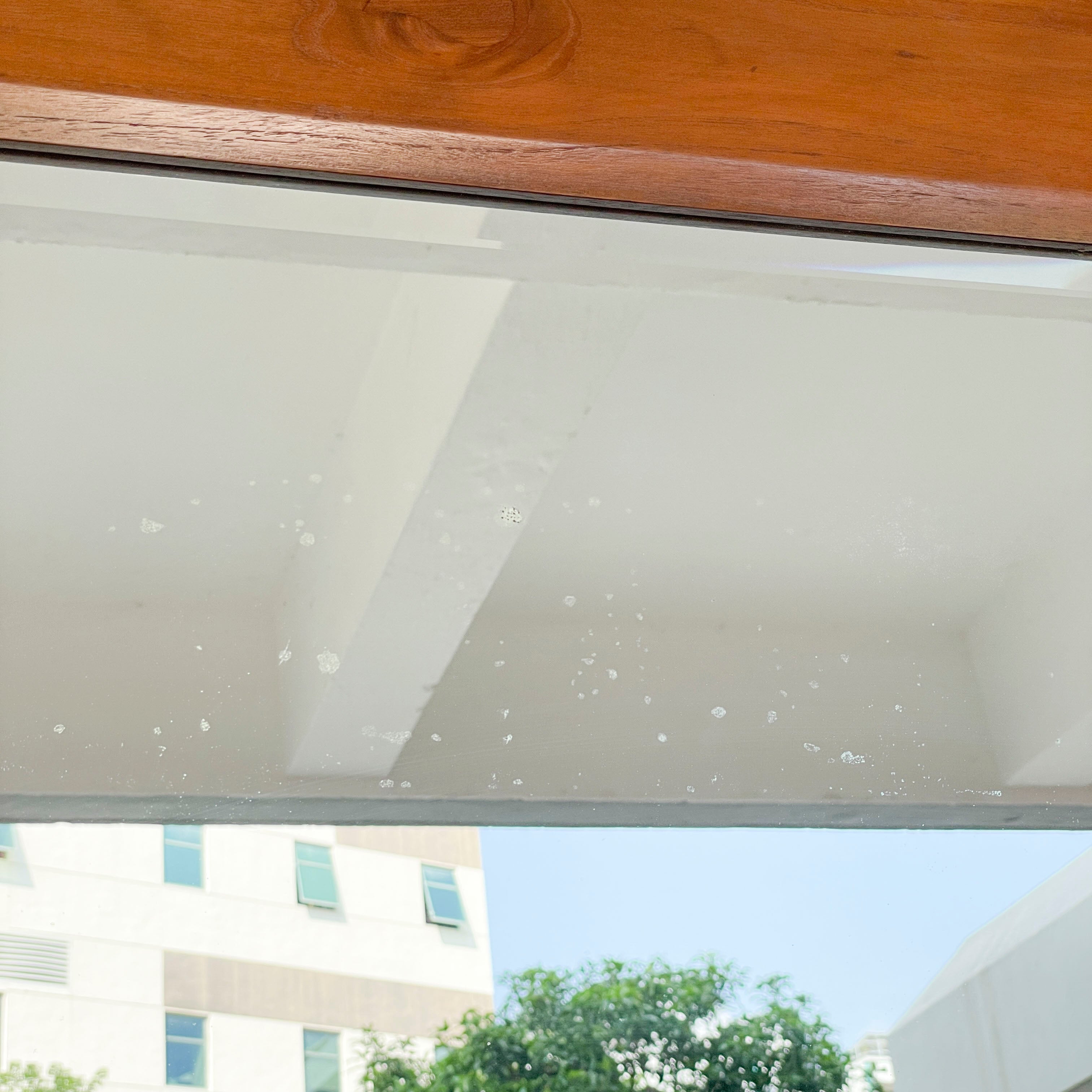 Full-Length Solid Teak Mirror