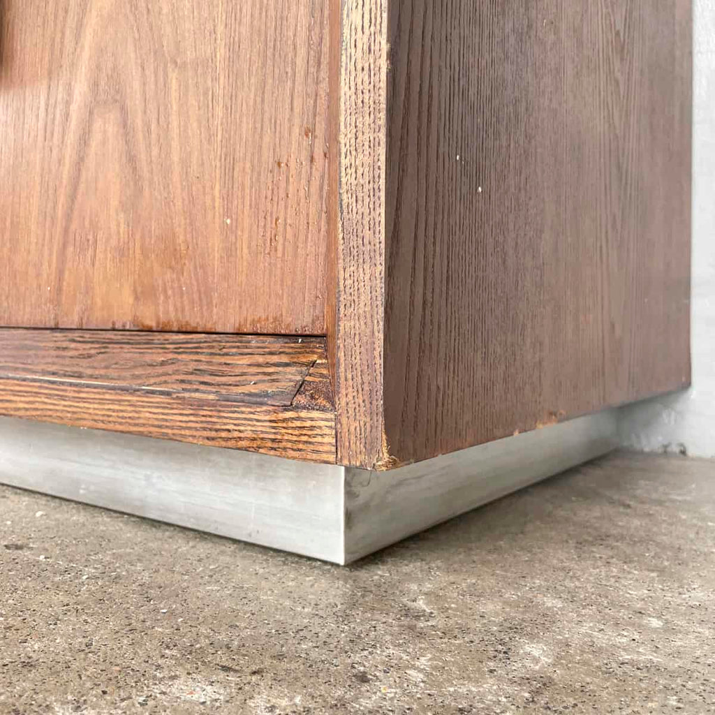 Travertine Top Wooden Sideboard