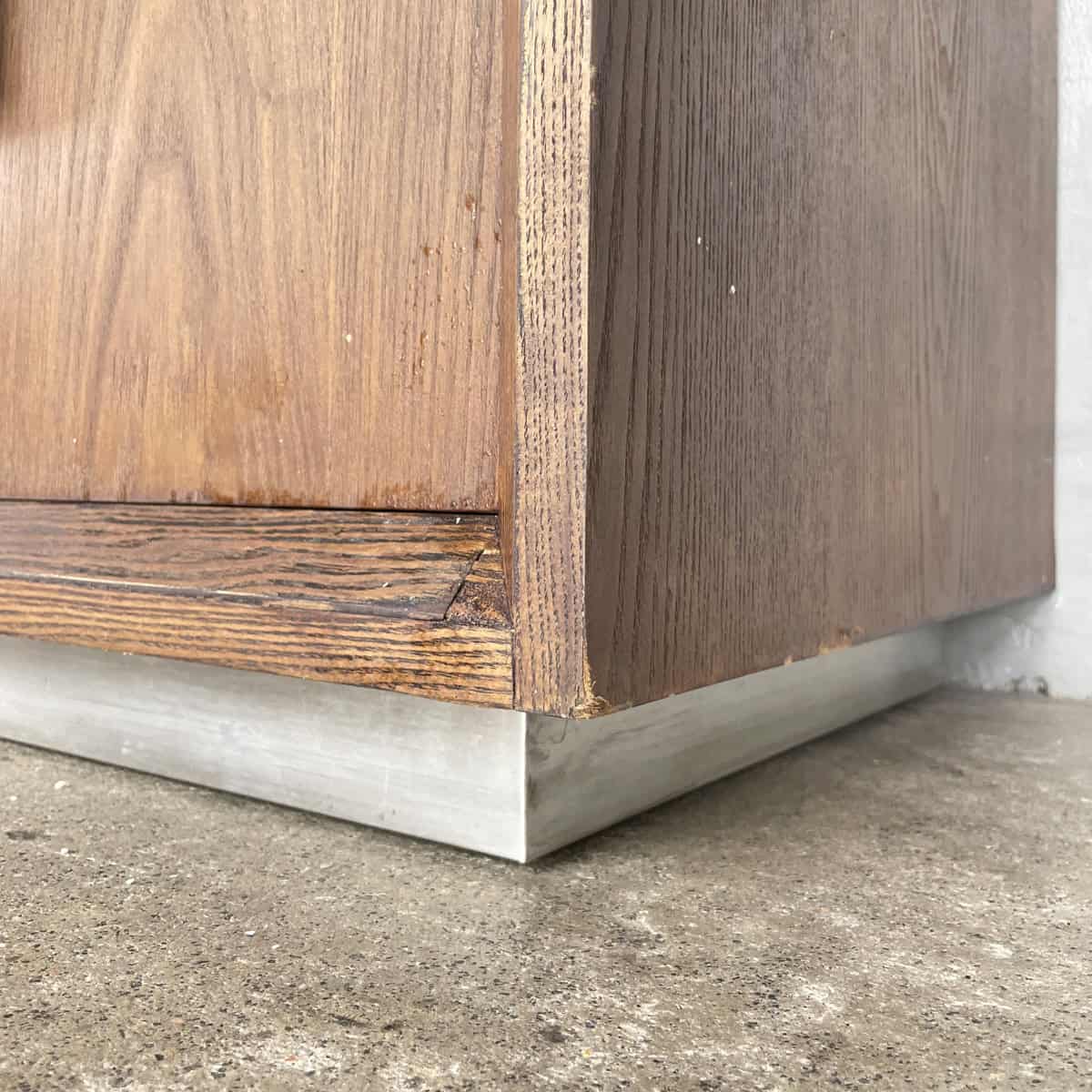 Travertine Top Wooden Sideboard