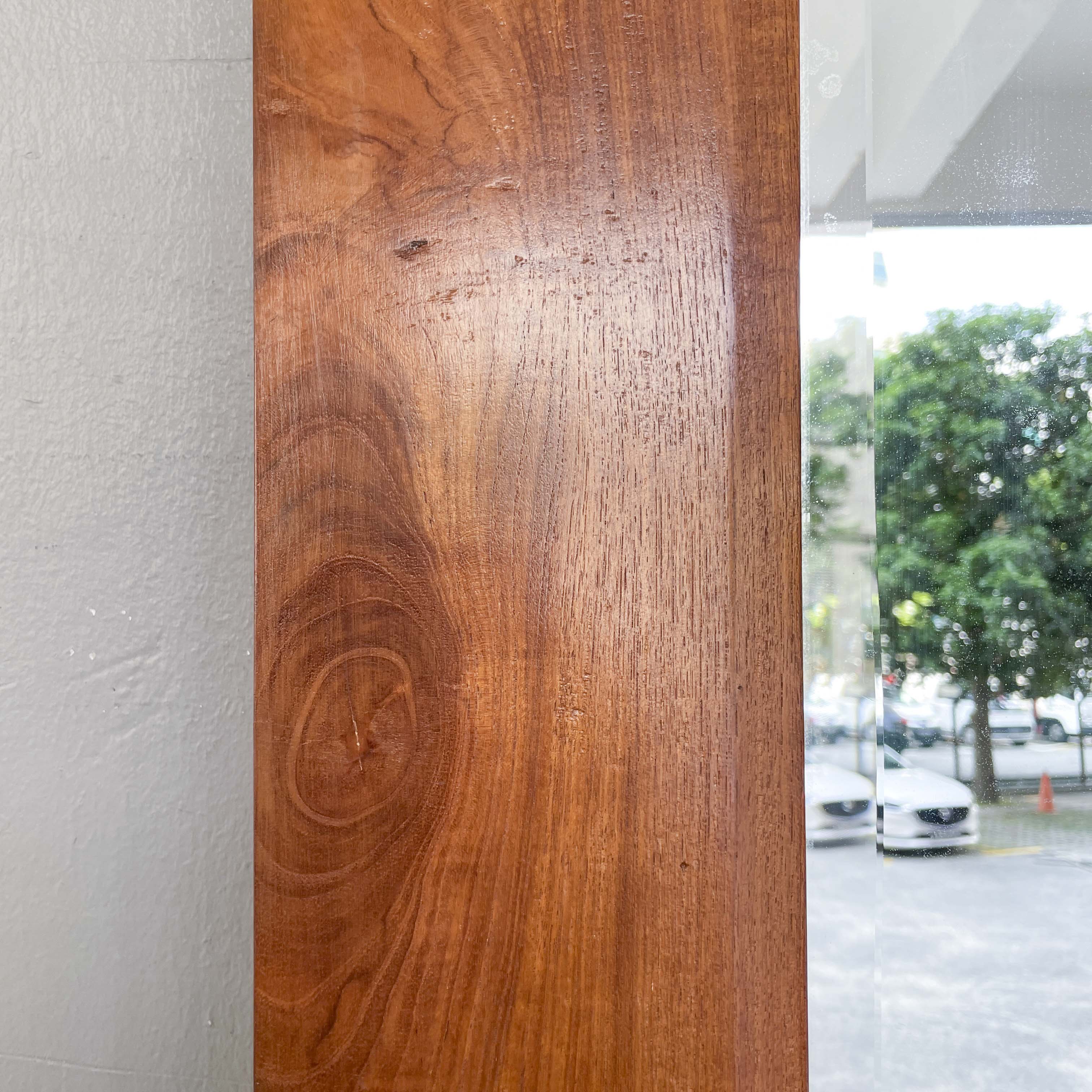 Full-Length Solid Teak Mirror