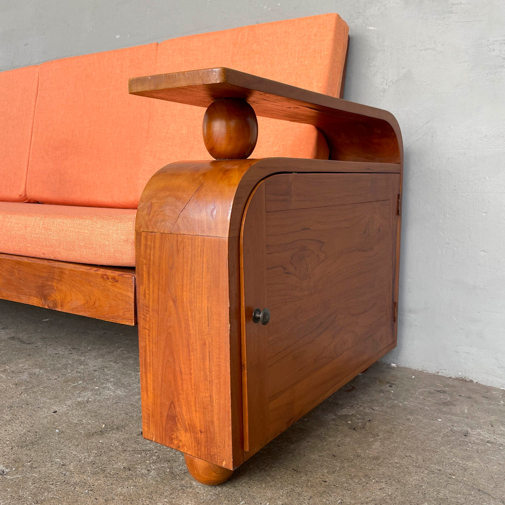 Vintage 3-Seater "Sculptural" Sofa