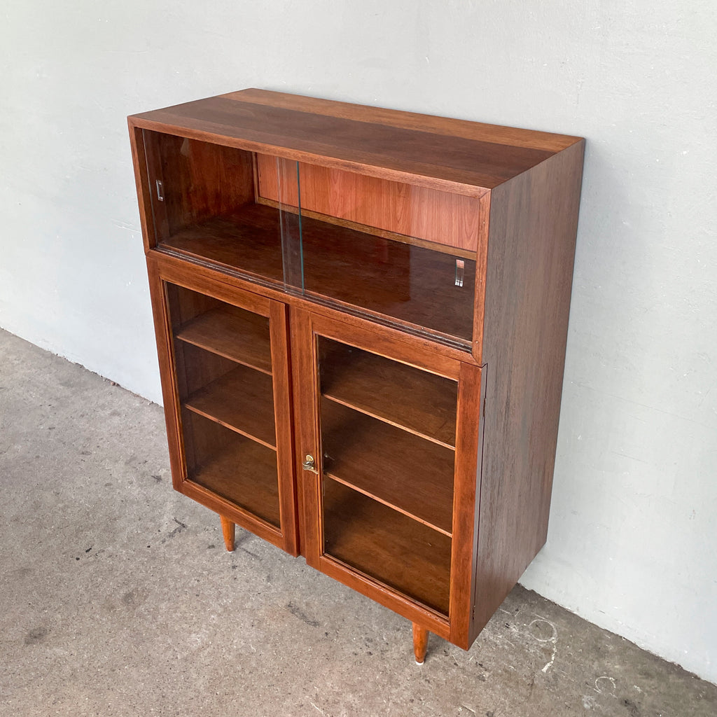 Refurbished Vintage Wide Display Cabinet