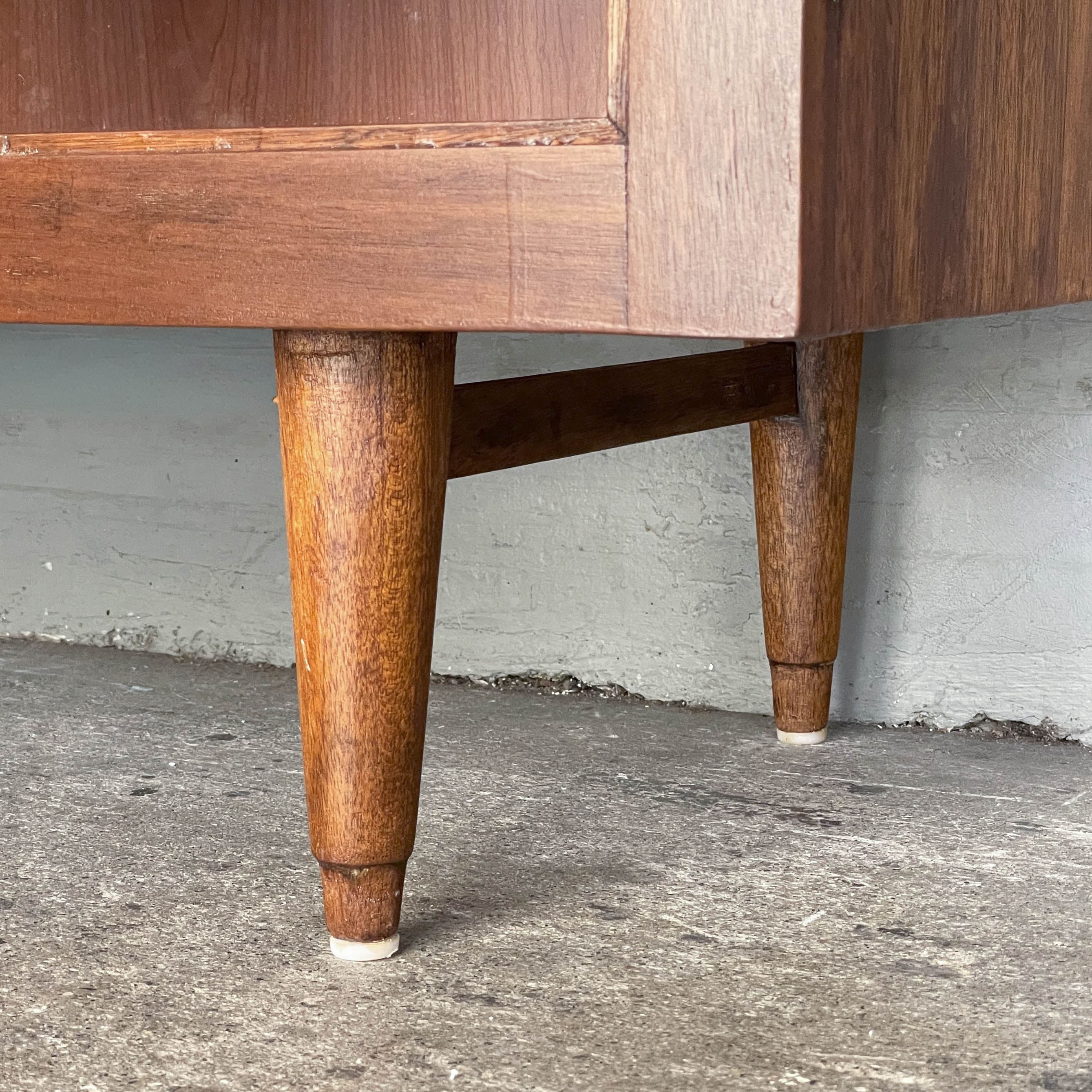 Refurbished Vintage Wide Display Cabinet