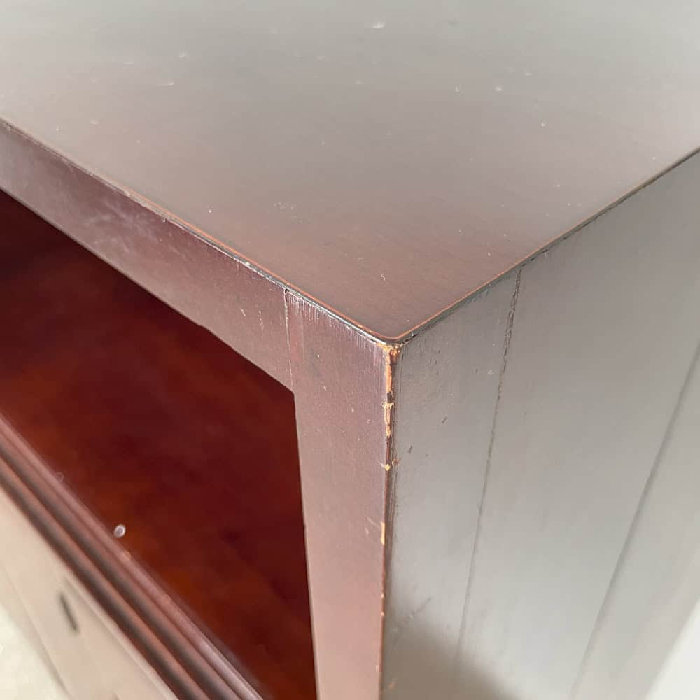 Vintage Glass Display Sideboard