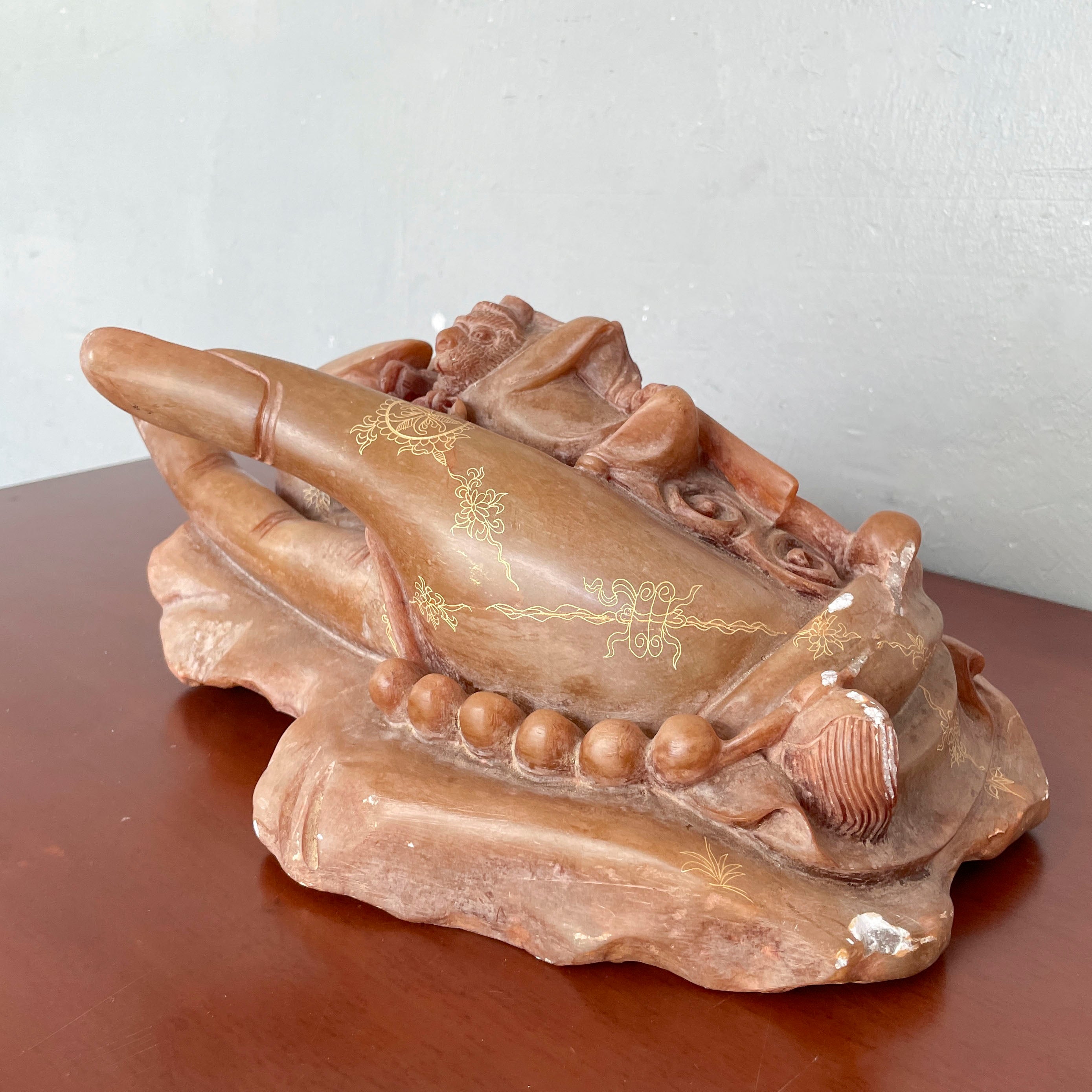 Sun Wukong in Buddha’s Palm Stone Sculpture