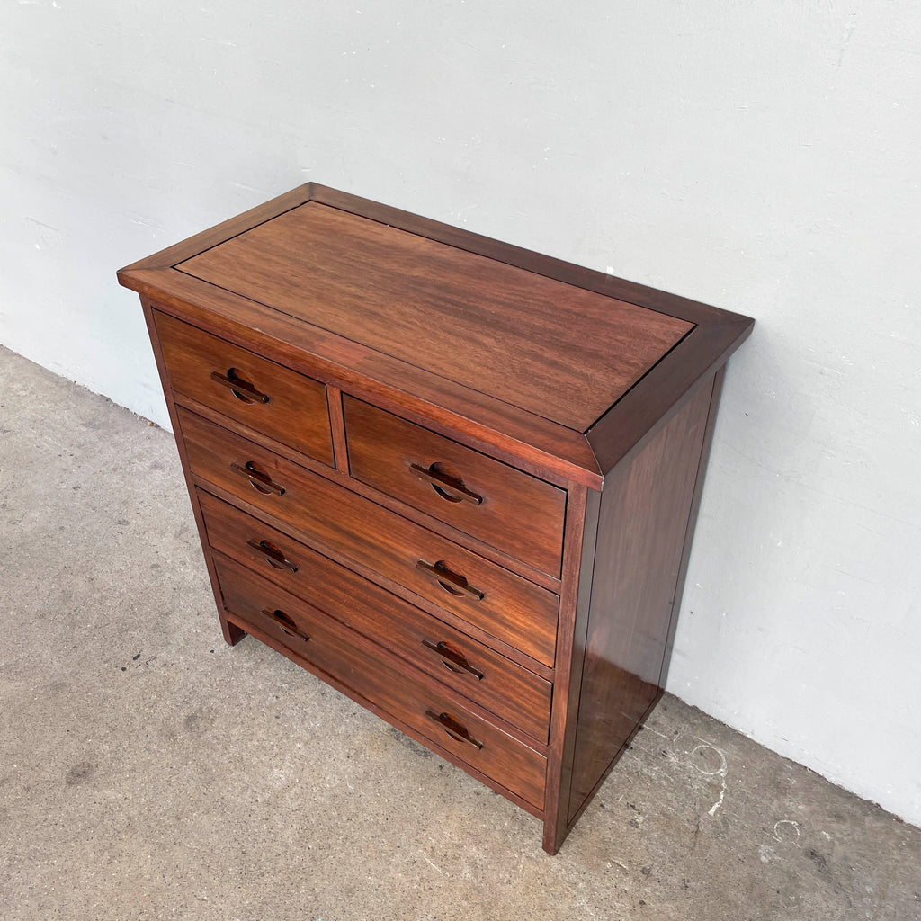Chest of Drawers with Circular Pulls