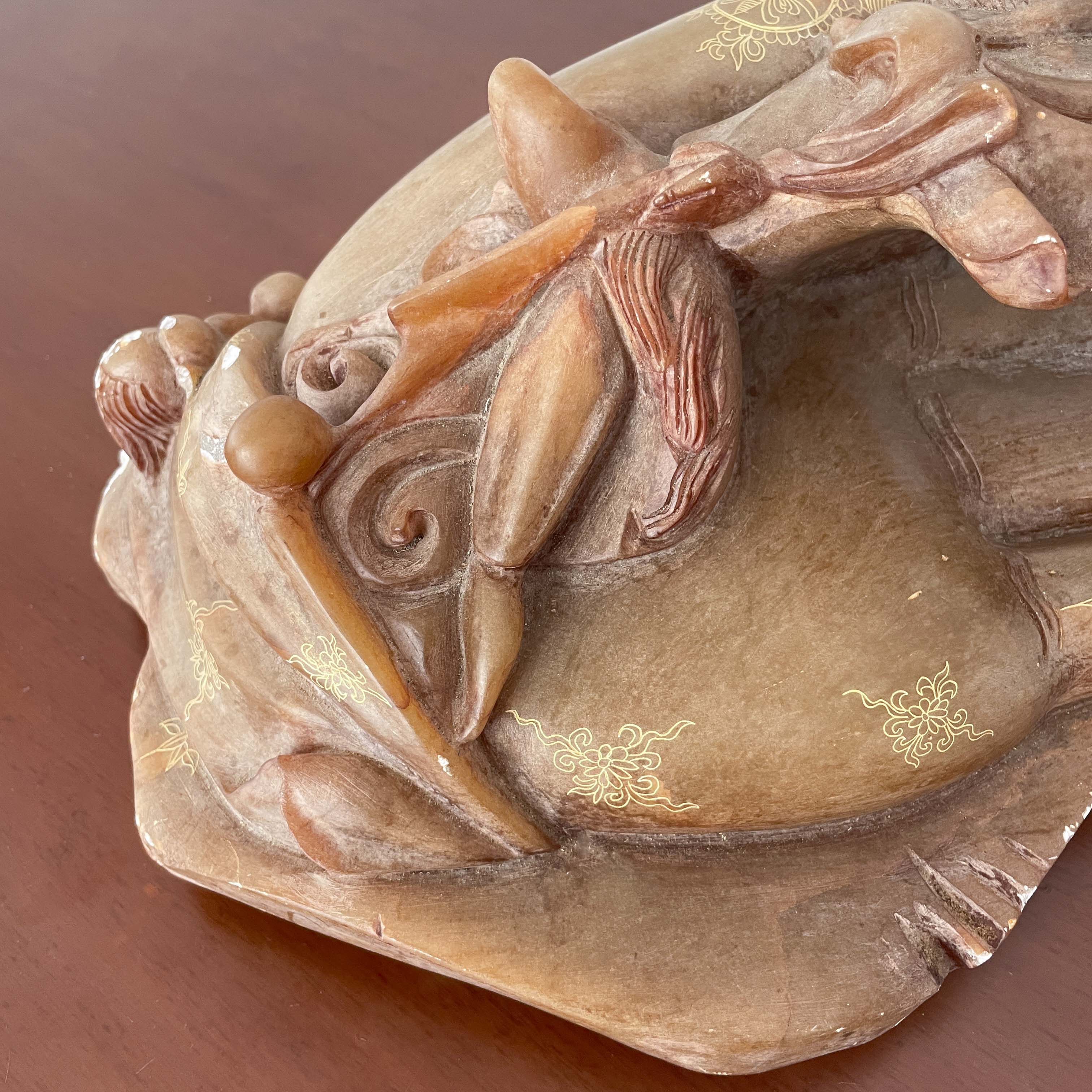 Sun Wukong in Buddha’s Palm Stone Sculpture