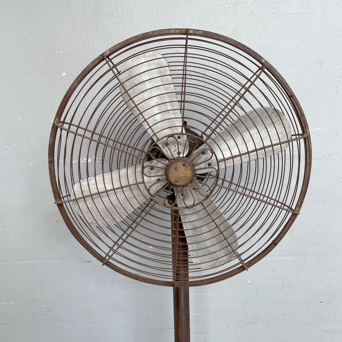 Retro Orient Metal Standing Fan