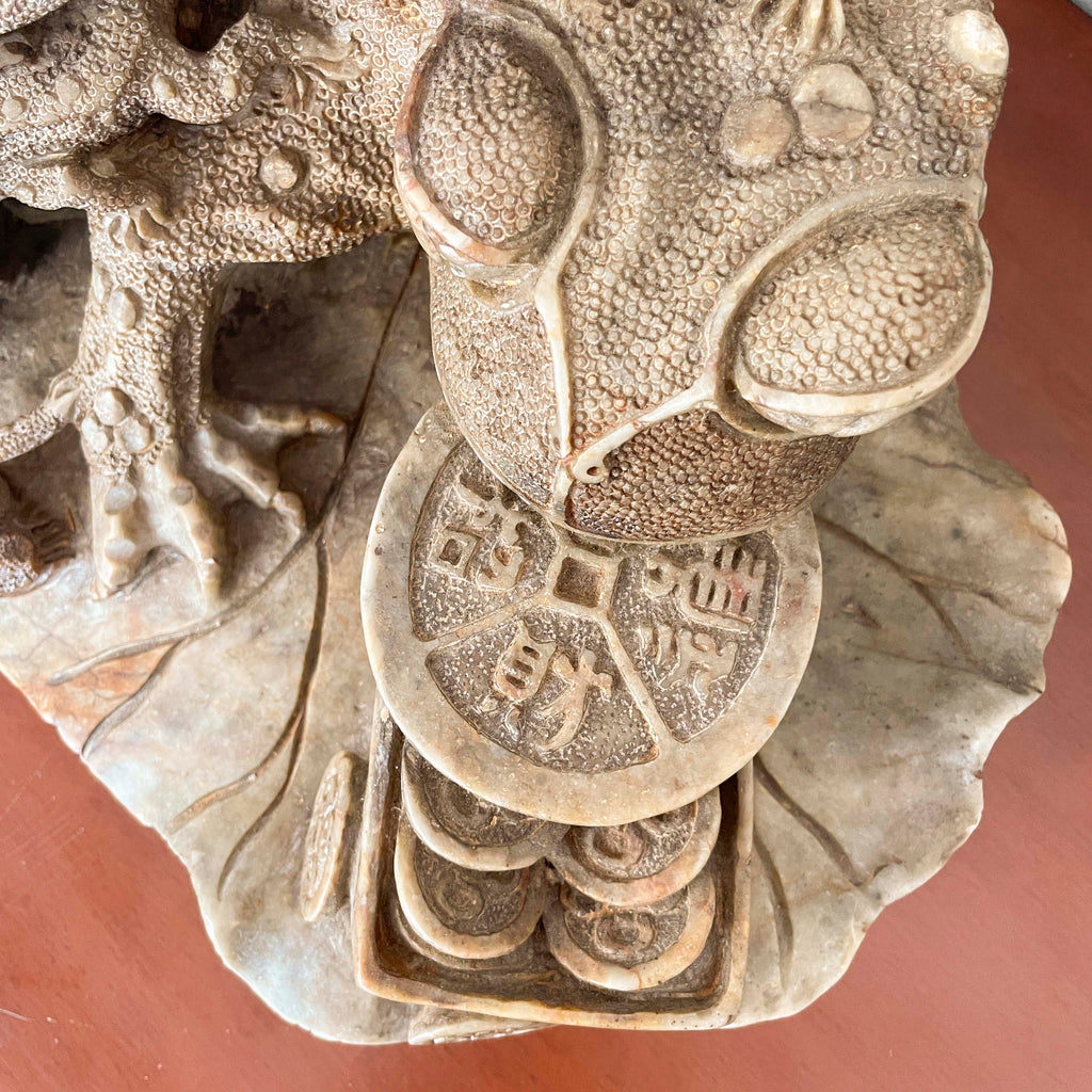 Nest of Golden Toads (金蟾) Prosperity Stone Sculpture