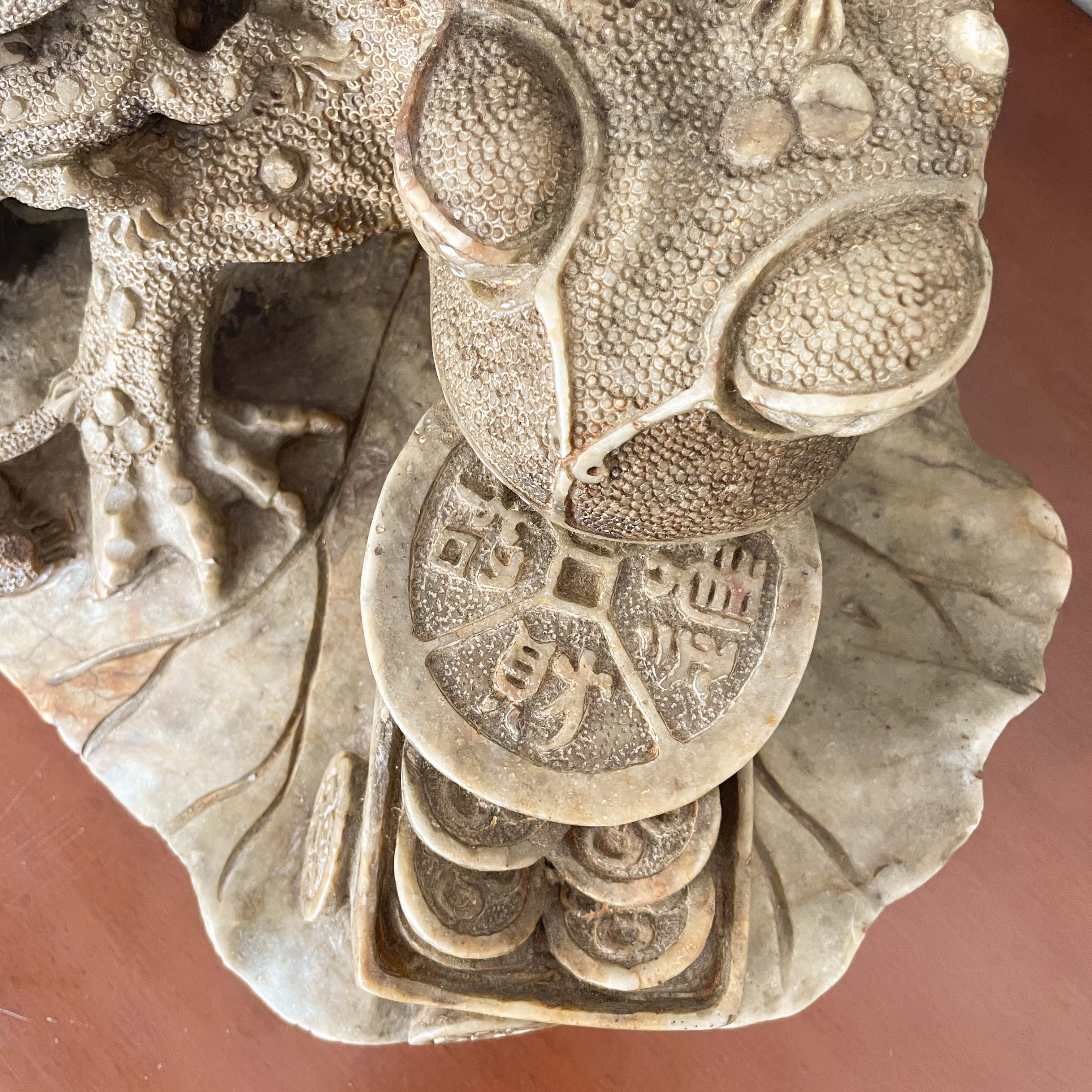 Nest of Golden Toads (金蟾) Prosperity Stone Sculpture
