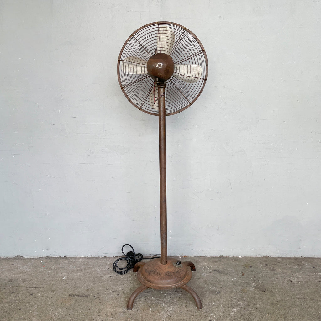 Retro Orient Metal Standing Fan