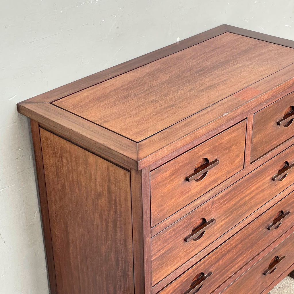 Chest of Drawers with Circular Pulls