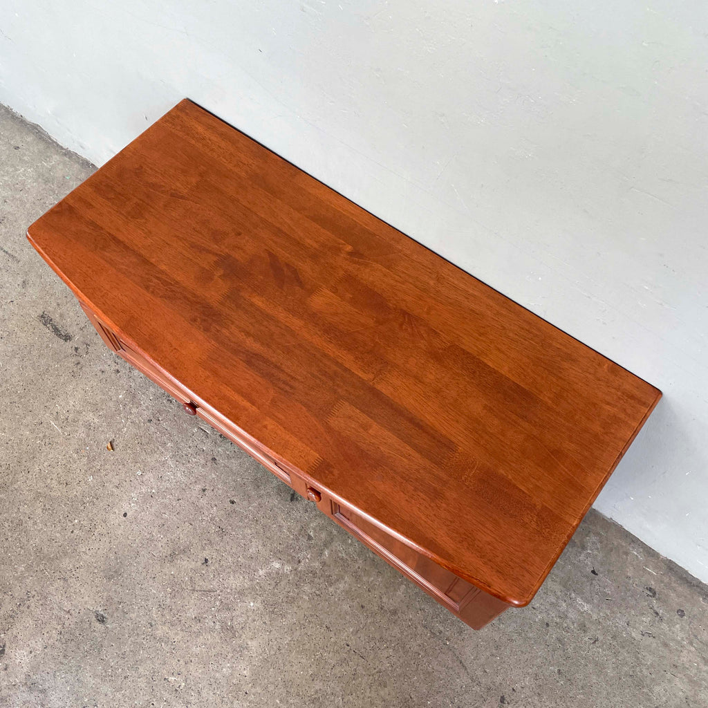 Short Rubberwood Console Cabinet