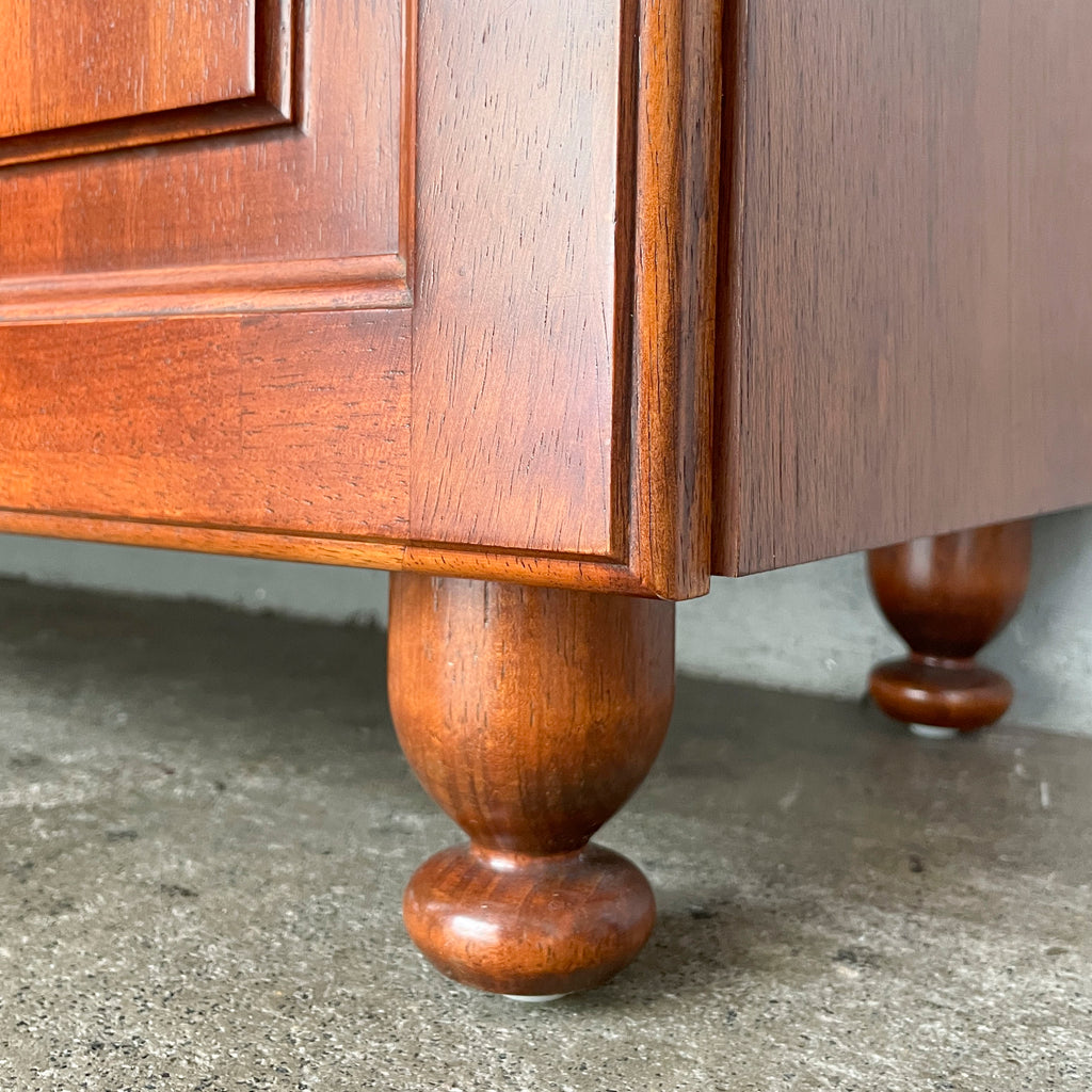 Short Rubberwood Console Cabinet