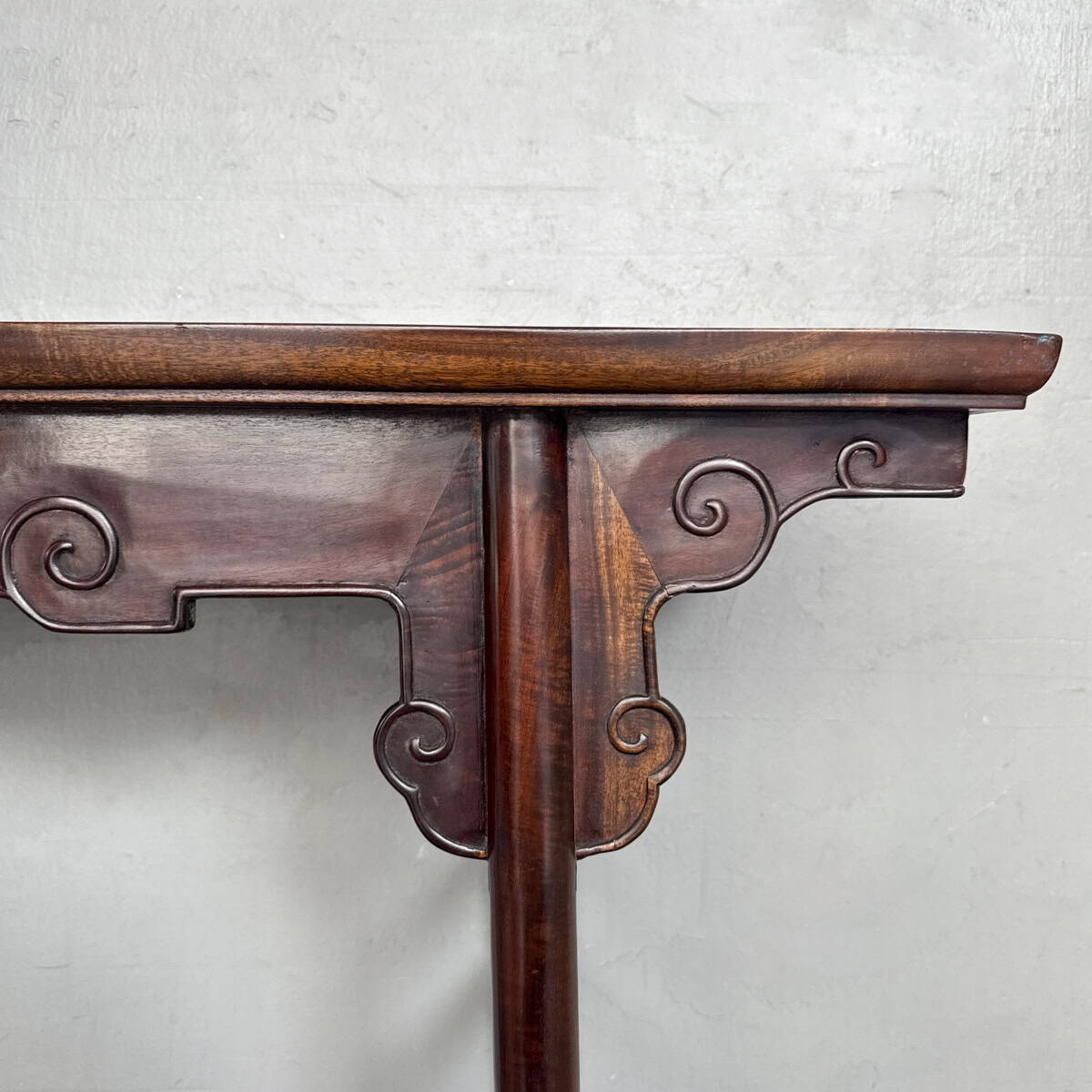 Slim Chinese Hardwood Console Table