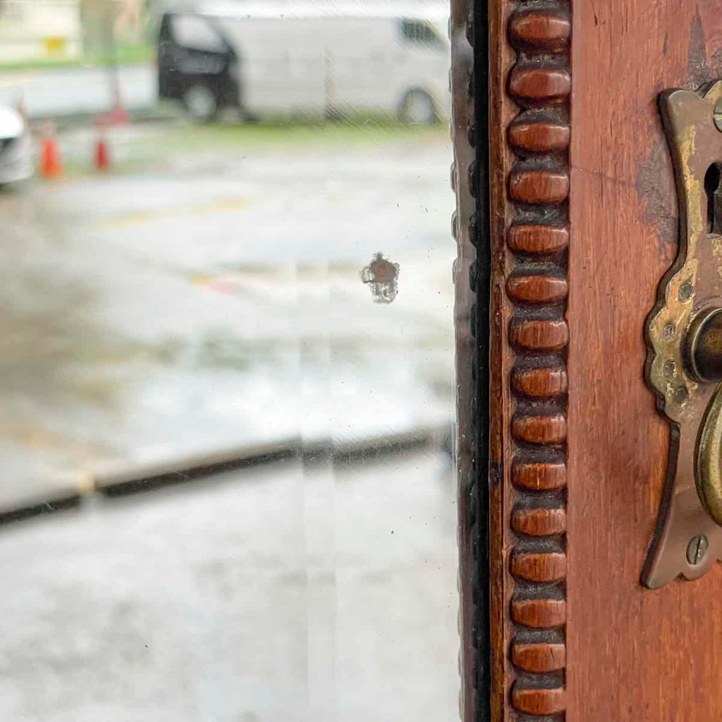 Vintage Carved Colonial-Style Wardrobe