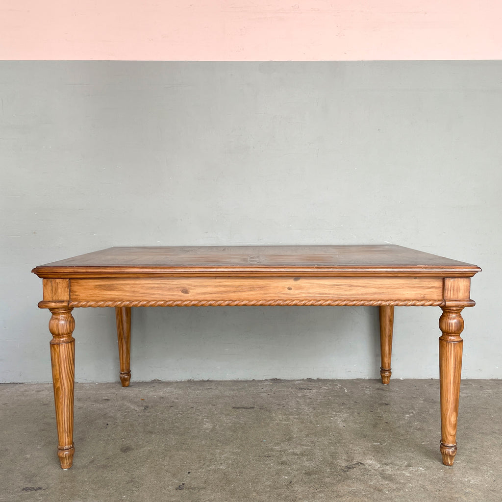 Rustic Pine Dining Table