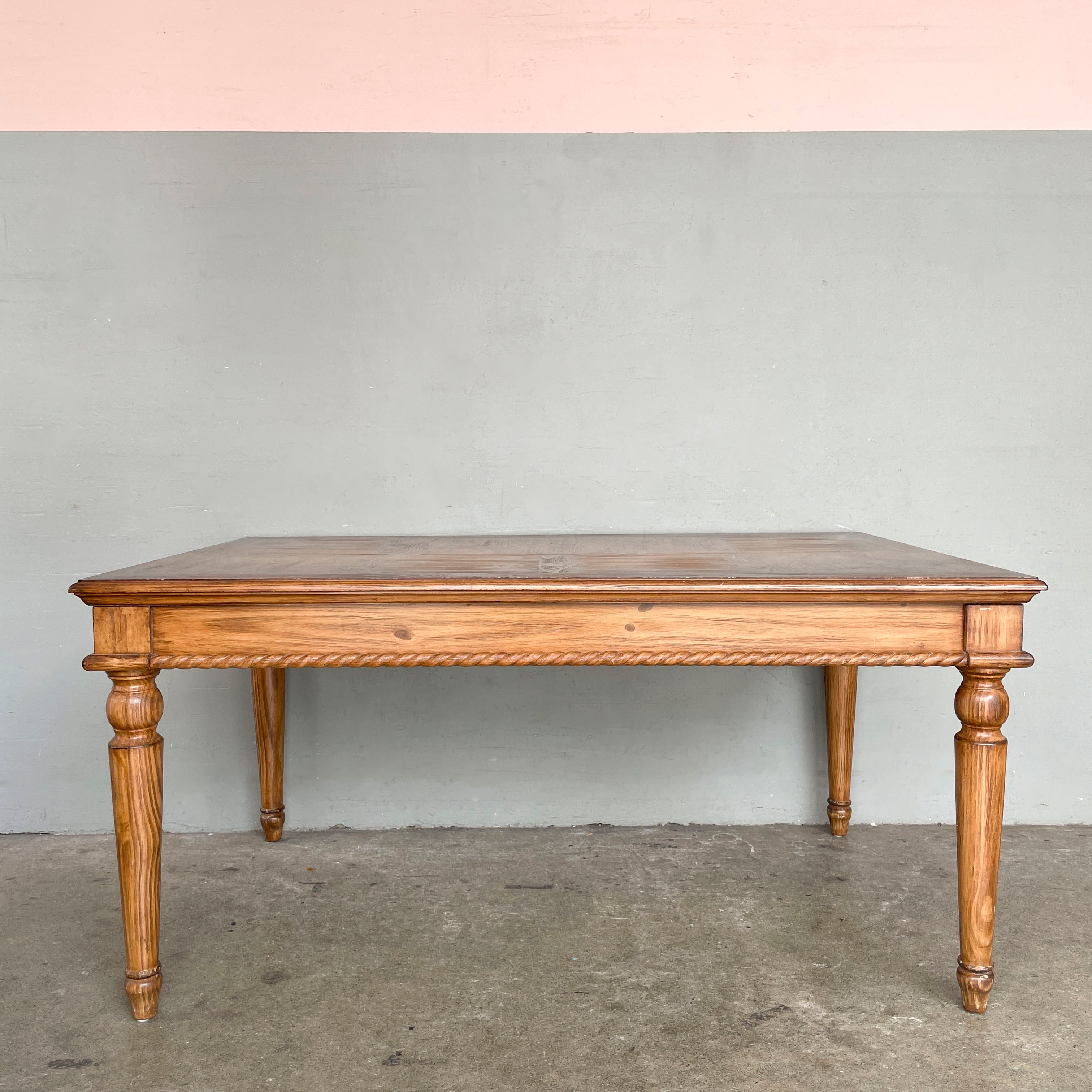 Rustic Pine Dining Table