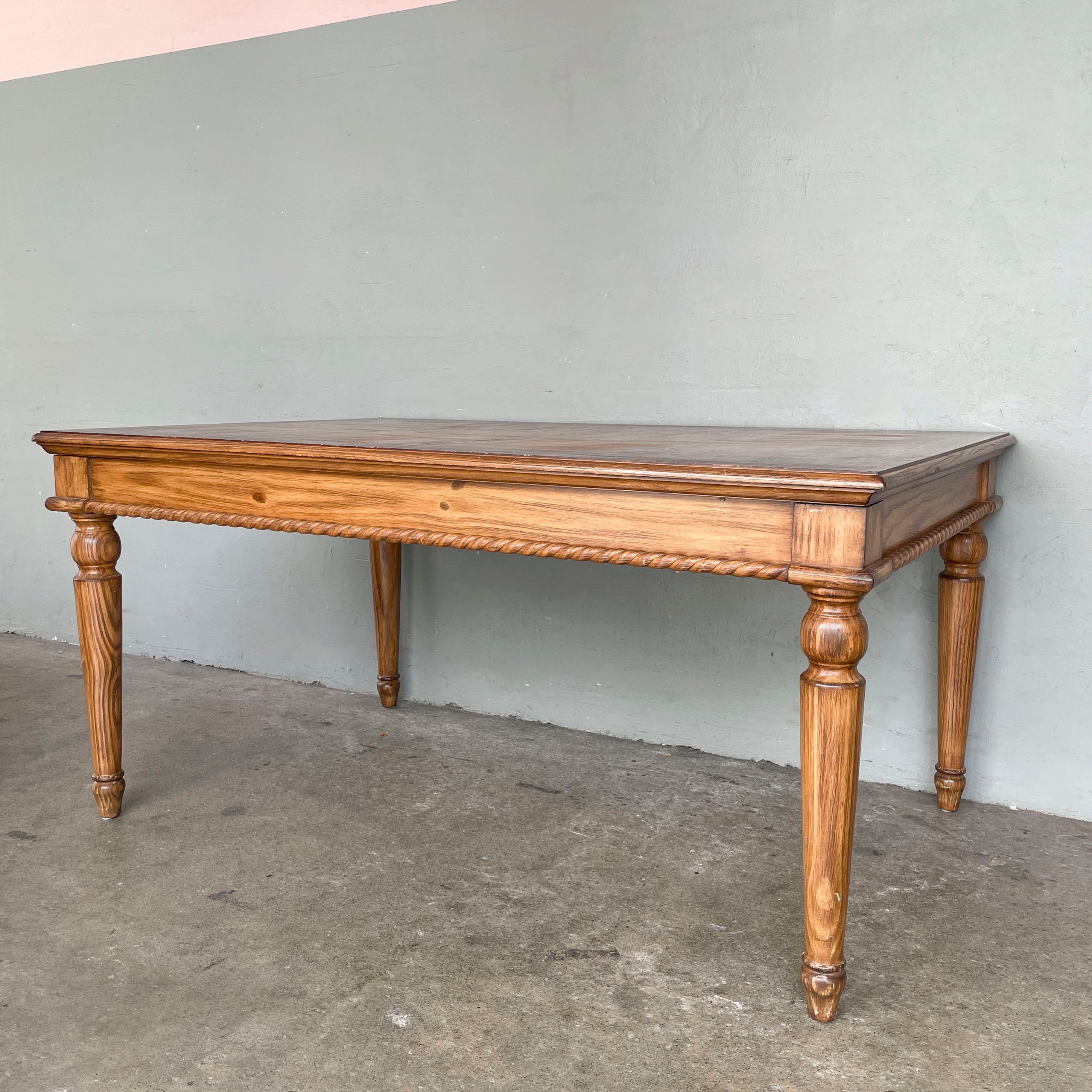 Rustic Pine Dining Table