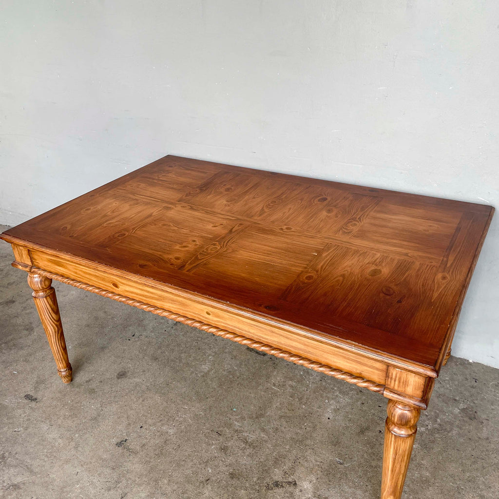 Rustic Pine Dining Table