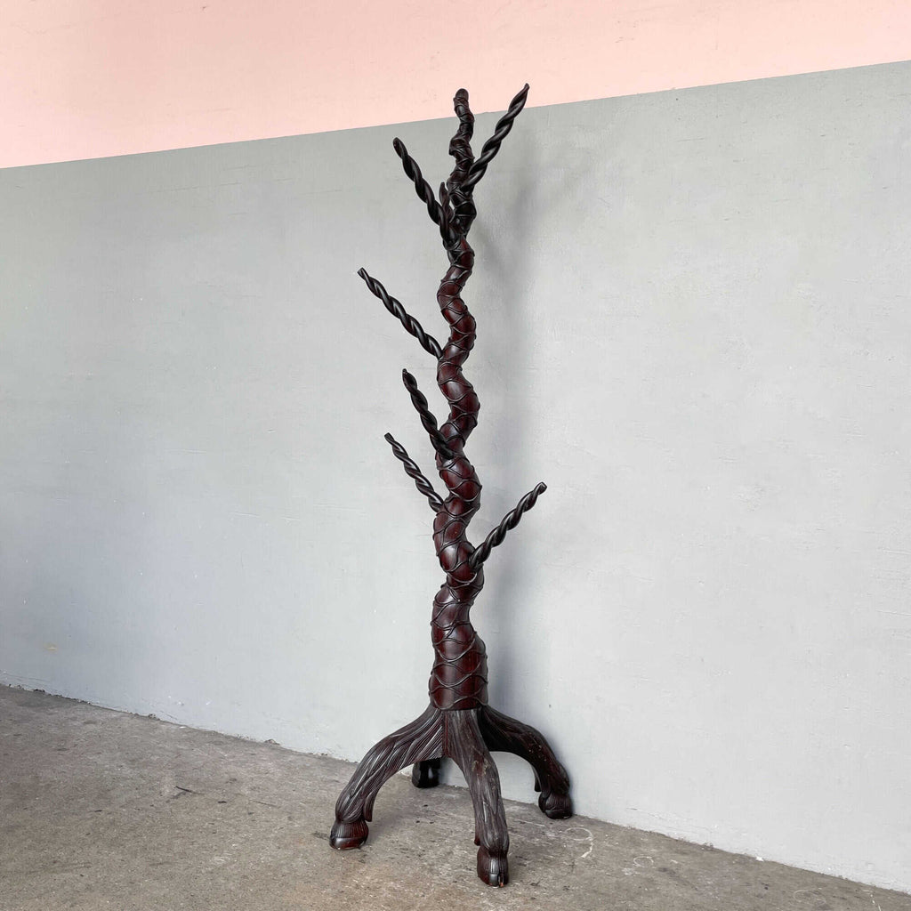 Indian Rosewood "Branches" Coat Stand