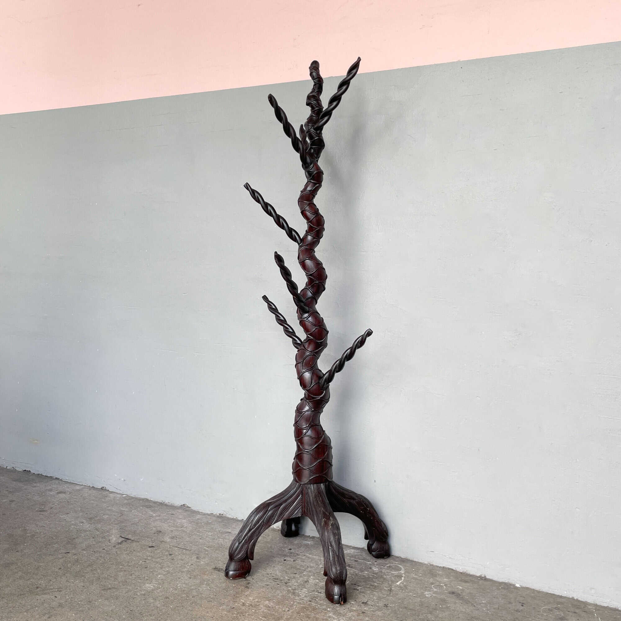 Indian Rosewood "Branches" Coat Stand