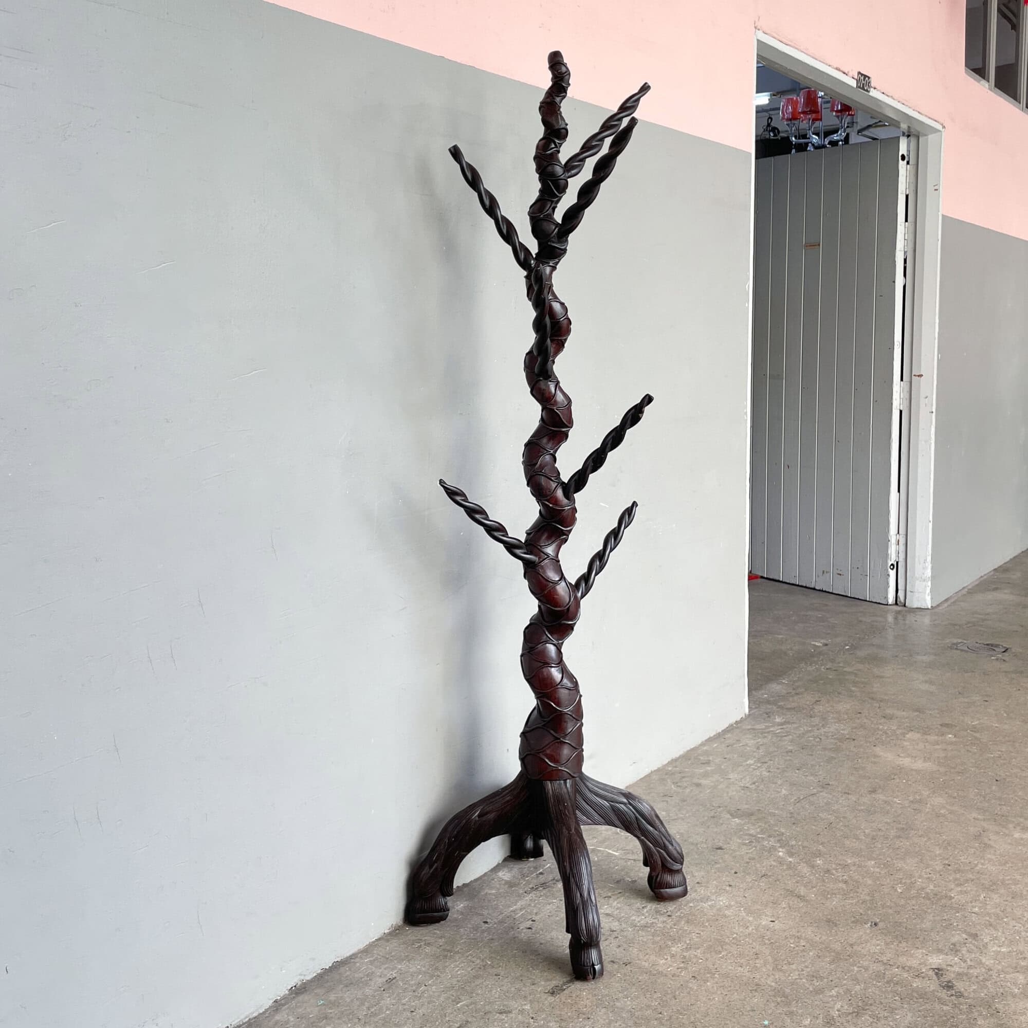 Indian Rosewood "Branches" Coat Stand