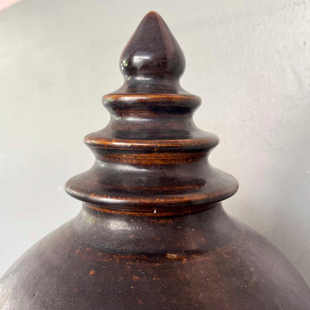 Ceramic Stupa on Stand (Decoration)