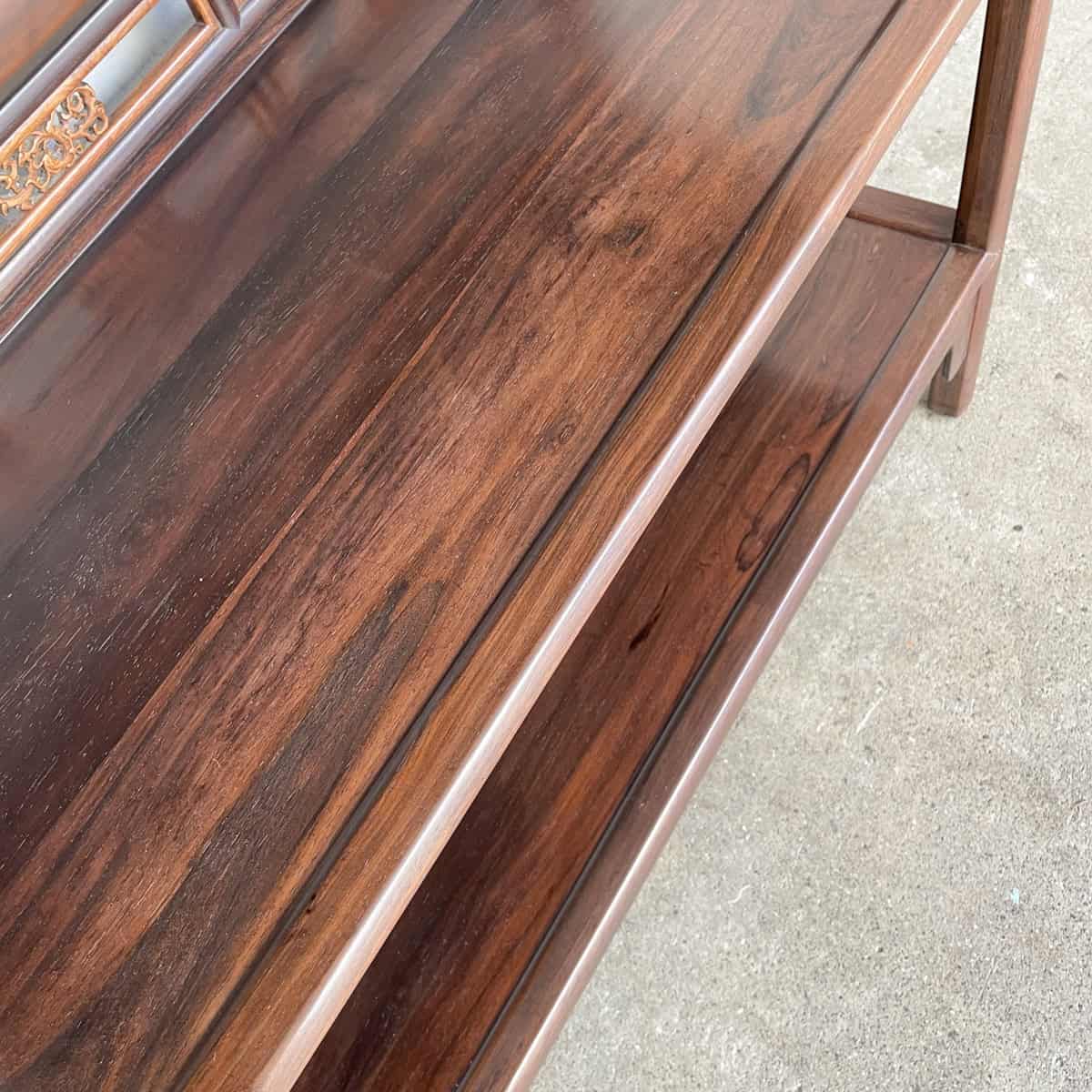 Huanghuali 4-Tier Open Shelf