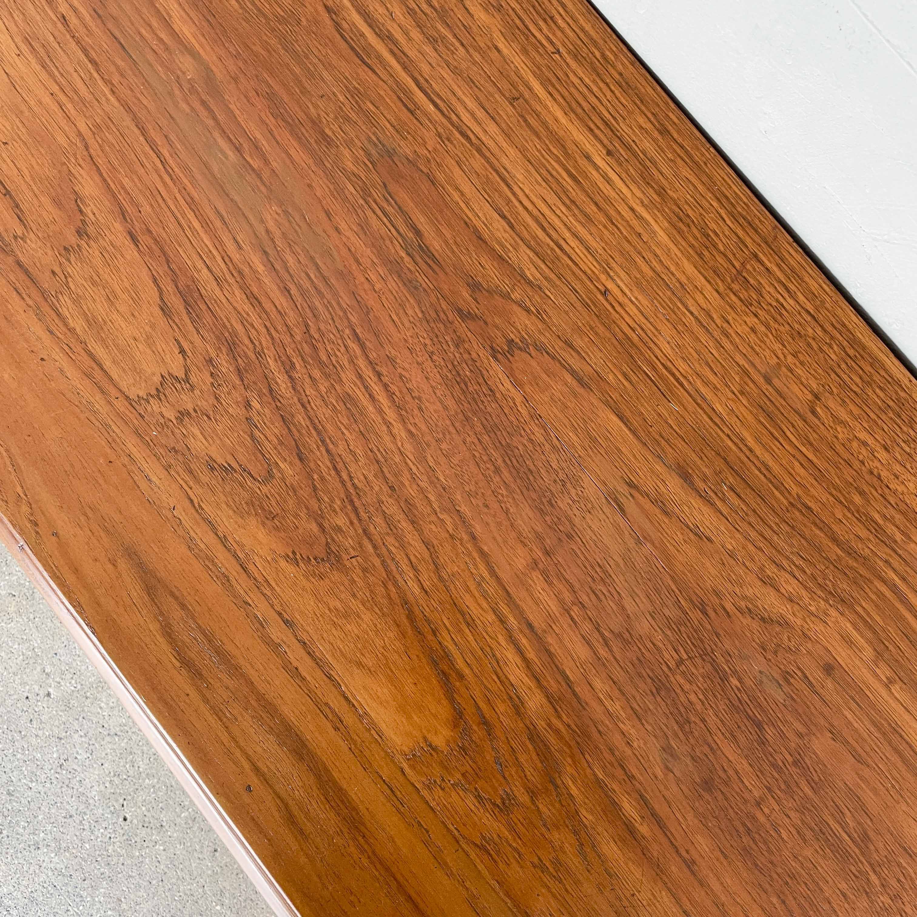 Refurbished Vintage Marquetry Short Console