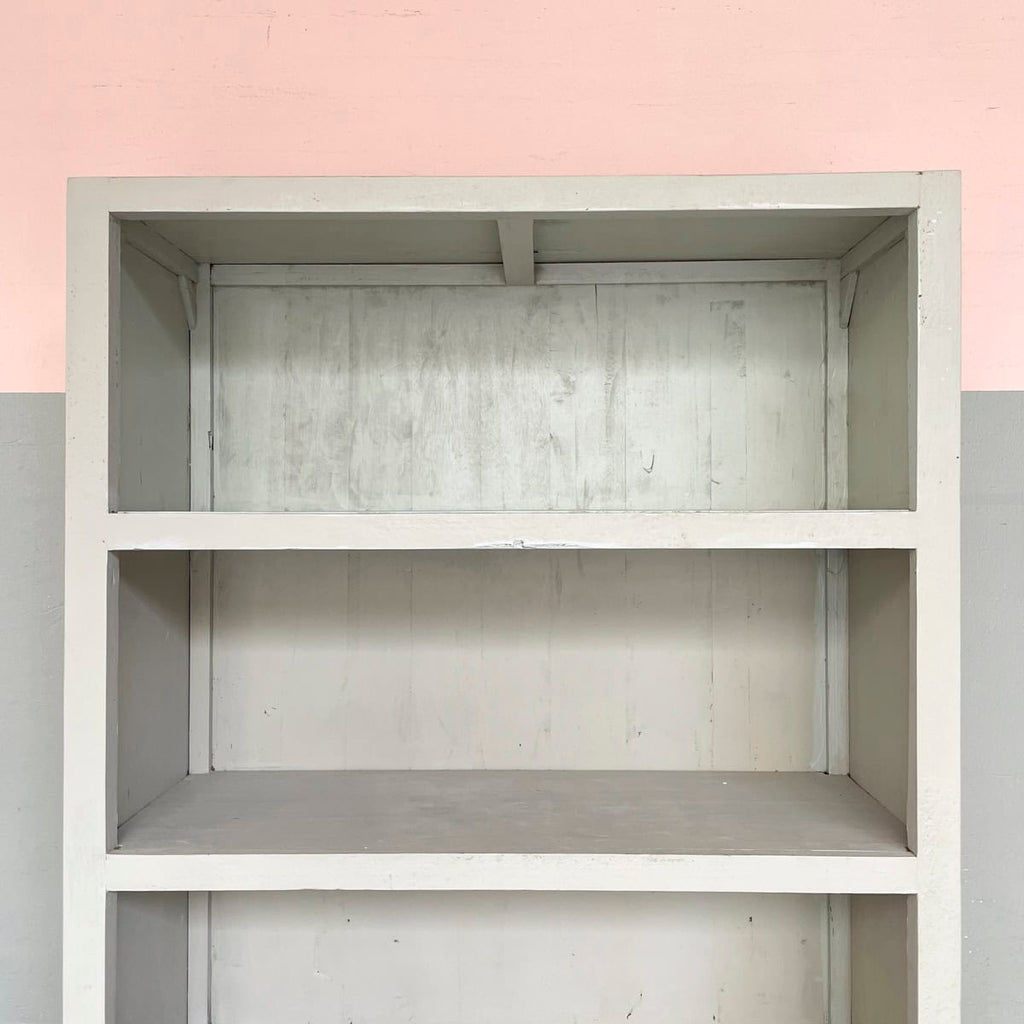 Grey Painted Open Shelf